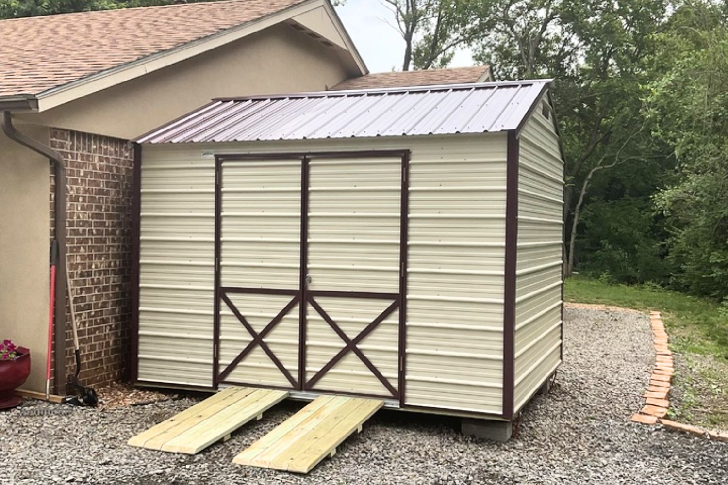 10×12 Metal Cottage Barn in Cushing, OK