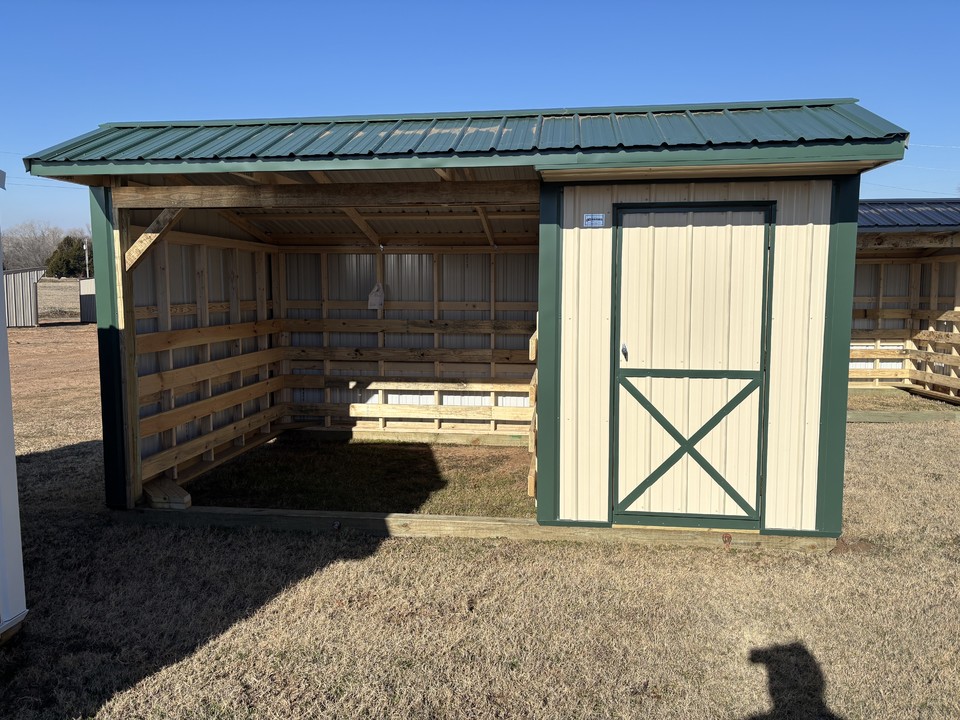 10×16 Metal Horse Barn In Cushing, OK
