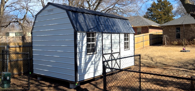 10×16 Metal Loft Barn In Noble, OK