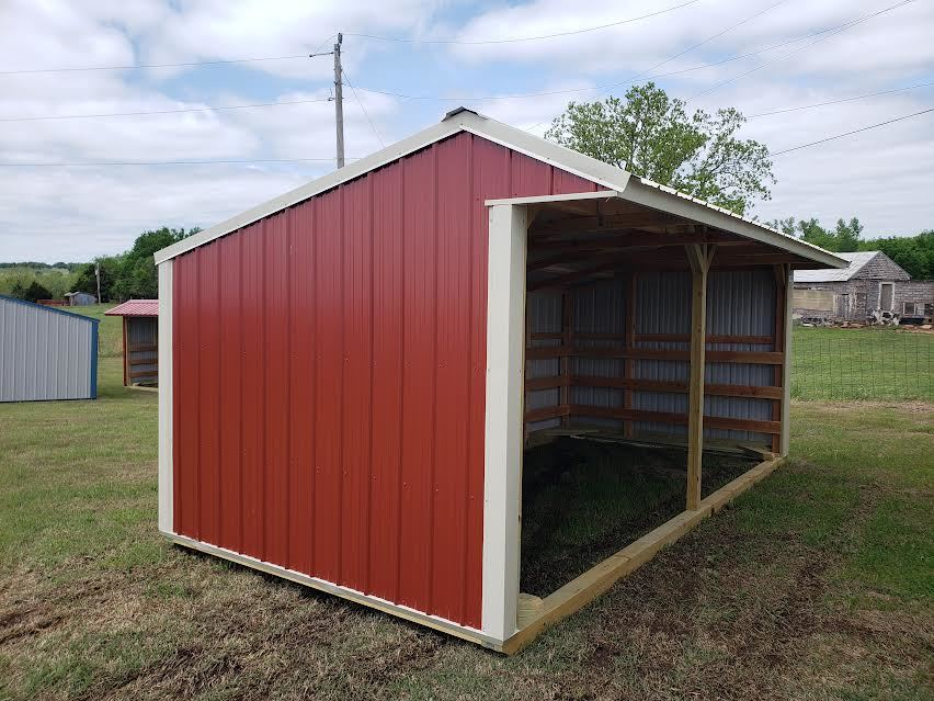 10×20 Metal Horse Barn w/o Tack Room in Sparks, OK