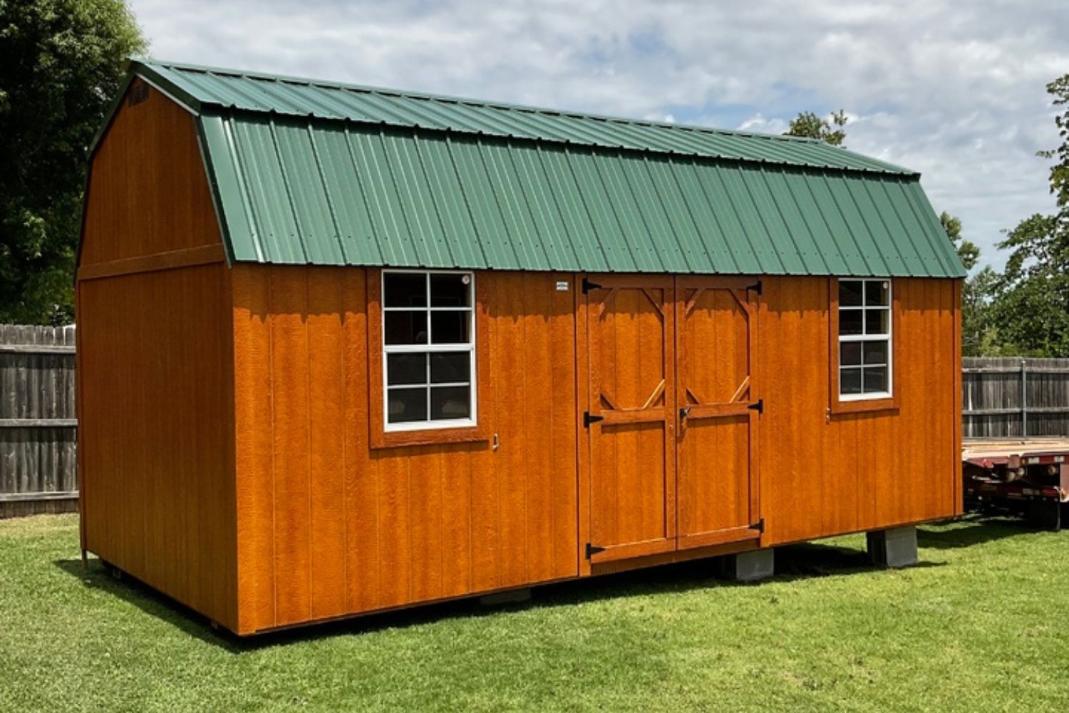 10×20 Wood Lofted Barn in Guthrie, OK