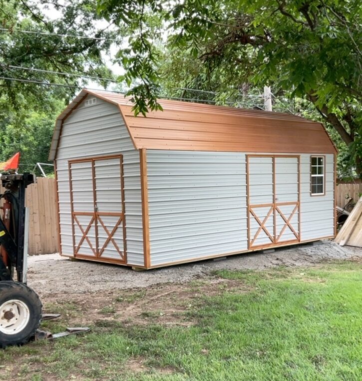 10×20 Metal Loft Barn in Ponca City, OK