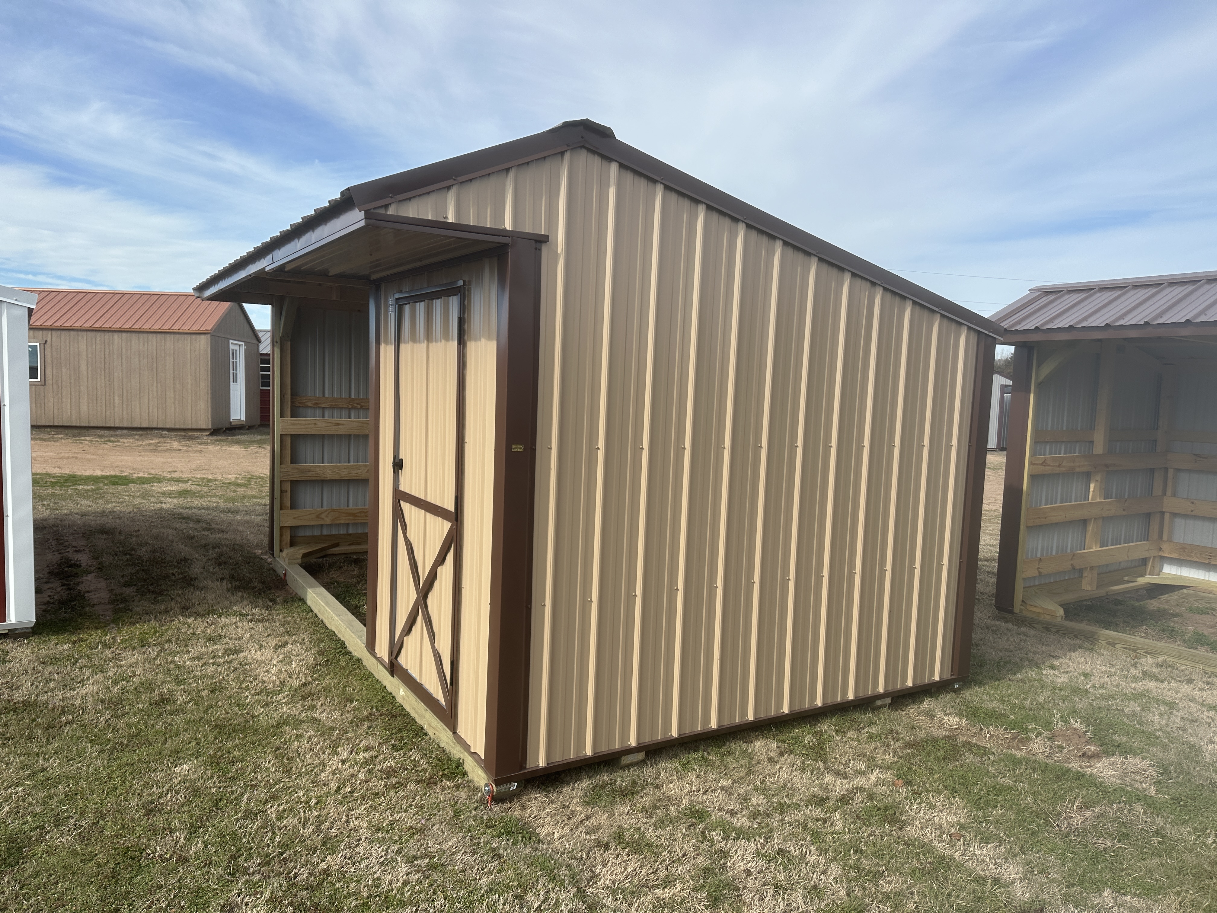 10×24 Metal Horse Barn in Bristow, OK