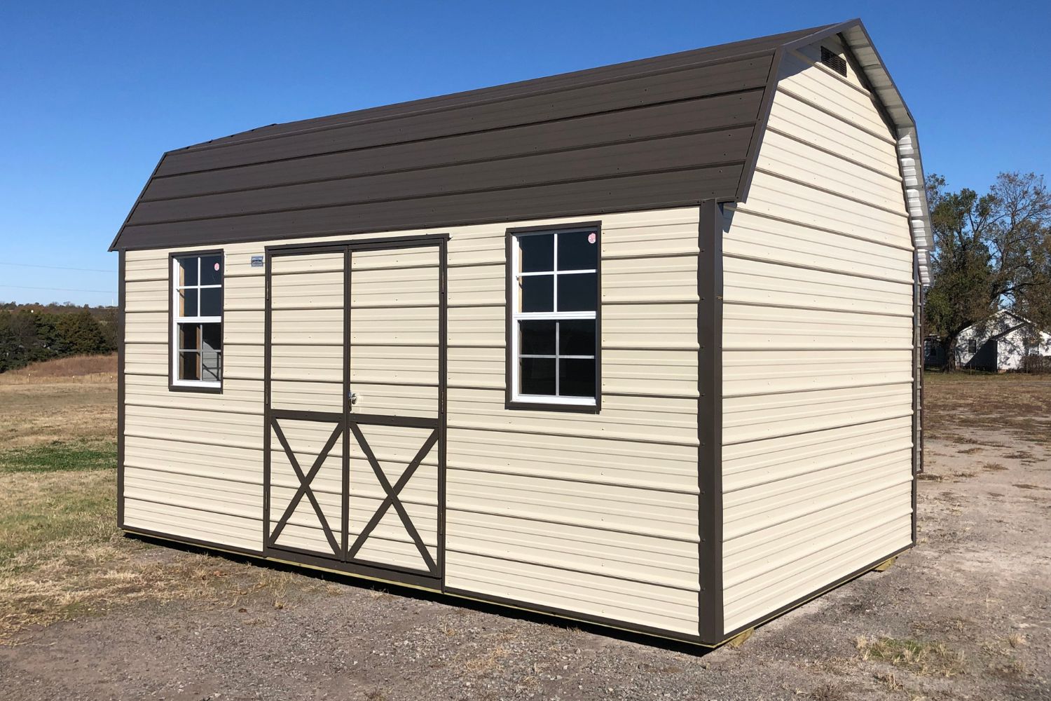 12×20 Metal Lofted Barn in Pawnee, OK