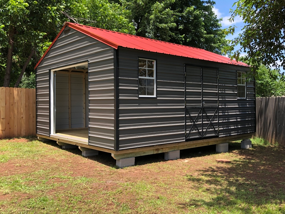 16×20 Metal Garage in Oklahoma City, OK