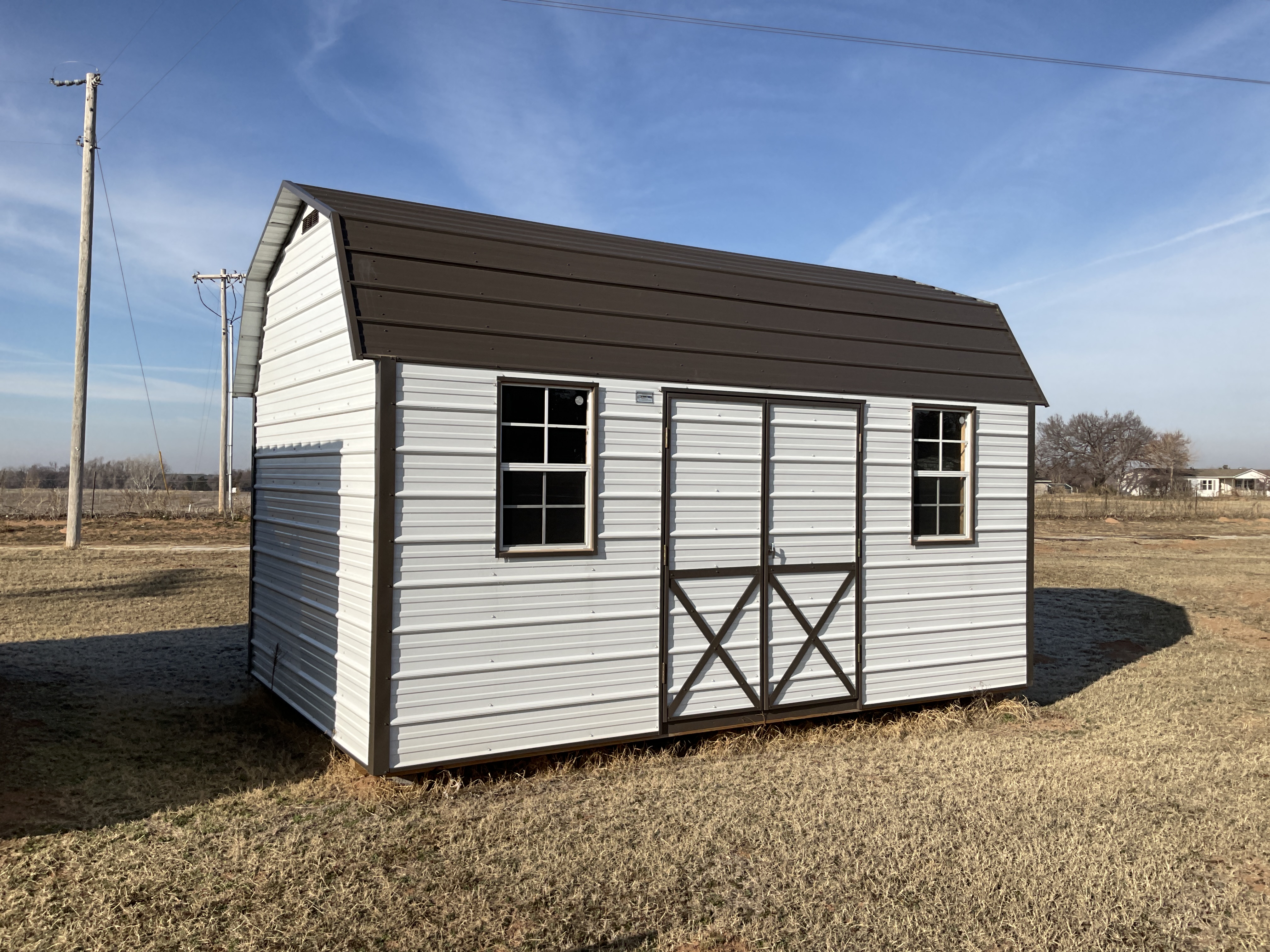 8×12 Metal Cottage Barn in Pawhuska, OK