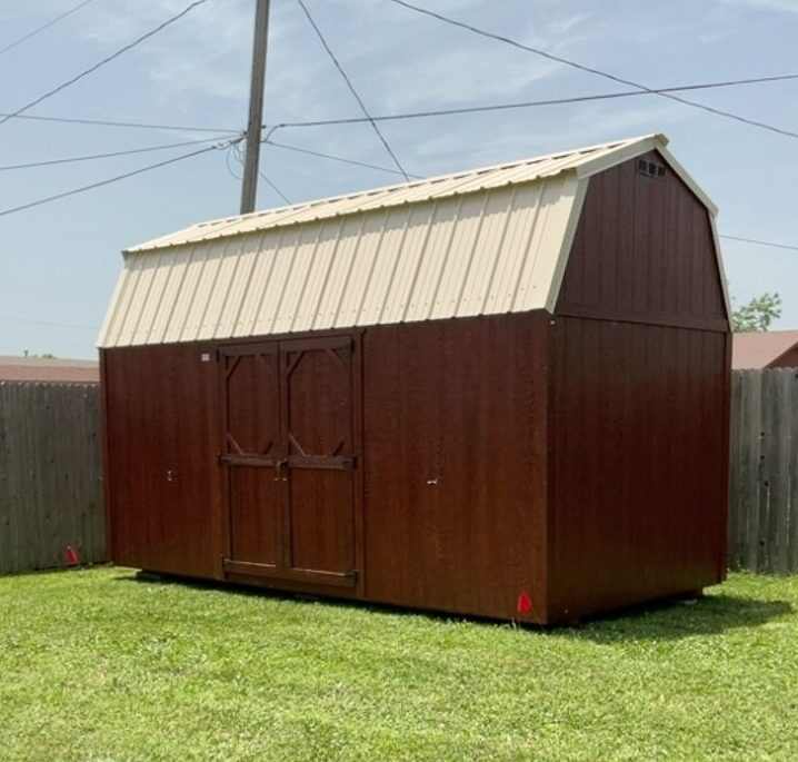 8×16 Wood Loft Barn in Skiatook, OK