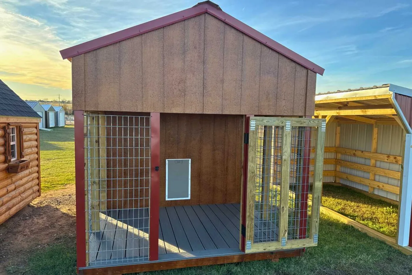 Dog kennel detail