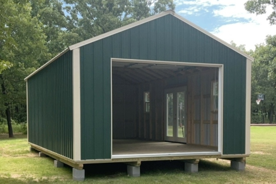 16×28 Metal Portable Garage for sale in Skiatook, OK
