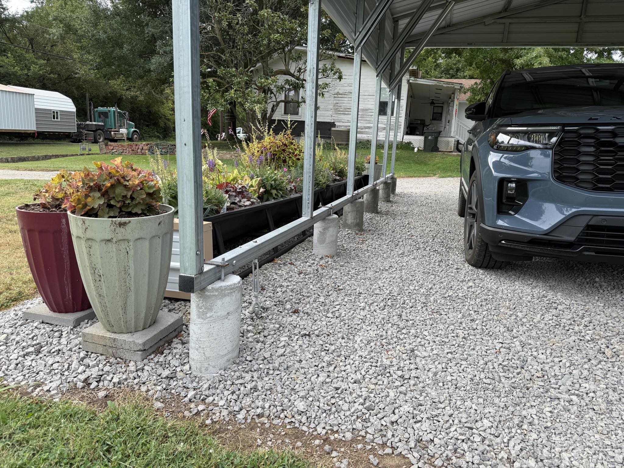 24x25x8 Carport in Cushing, OK photo 2