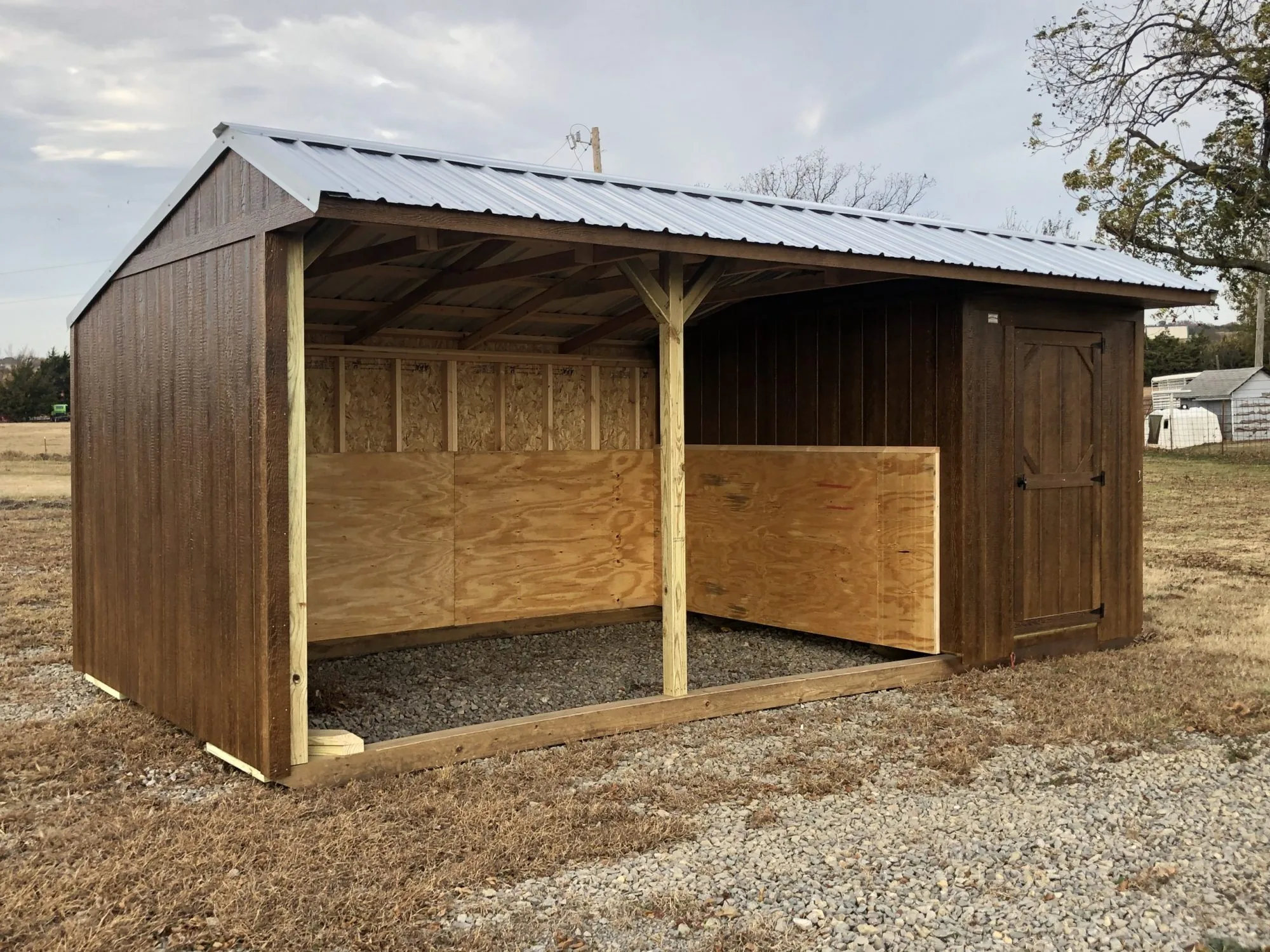 Wood with Tack Room