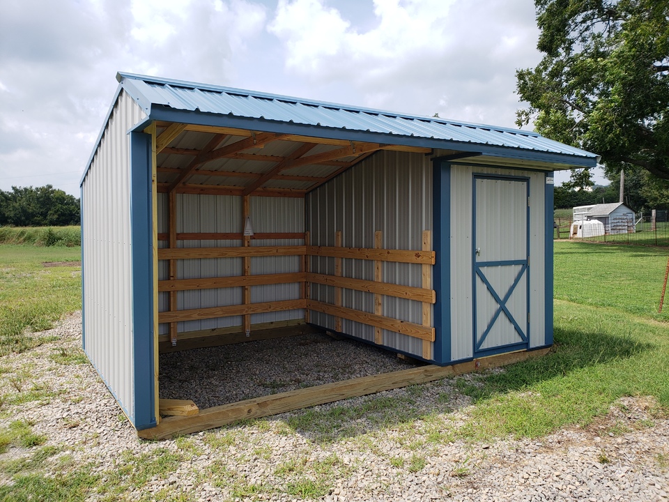 10×28 Metal horse Barn with tack in Shawnee, OK