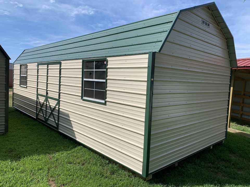 Metal Loft Barn 12×28 in Jennings, OK