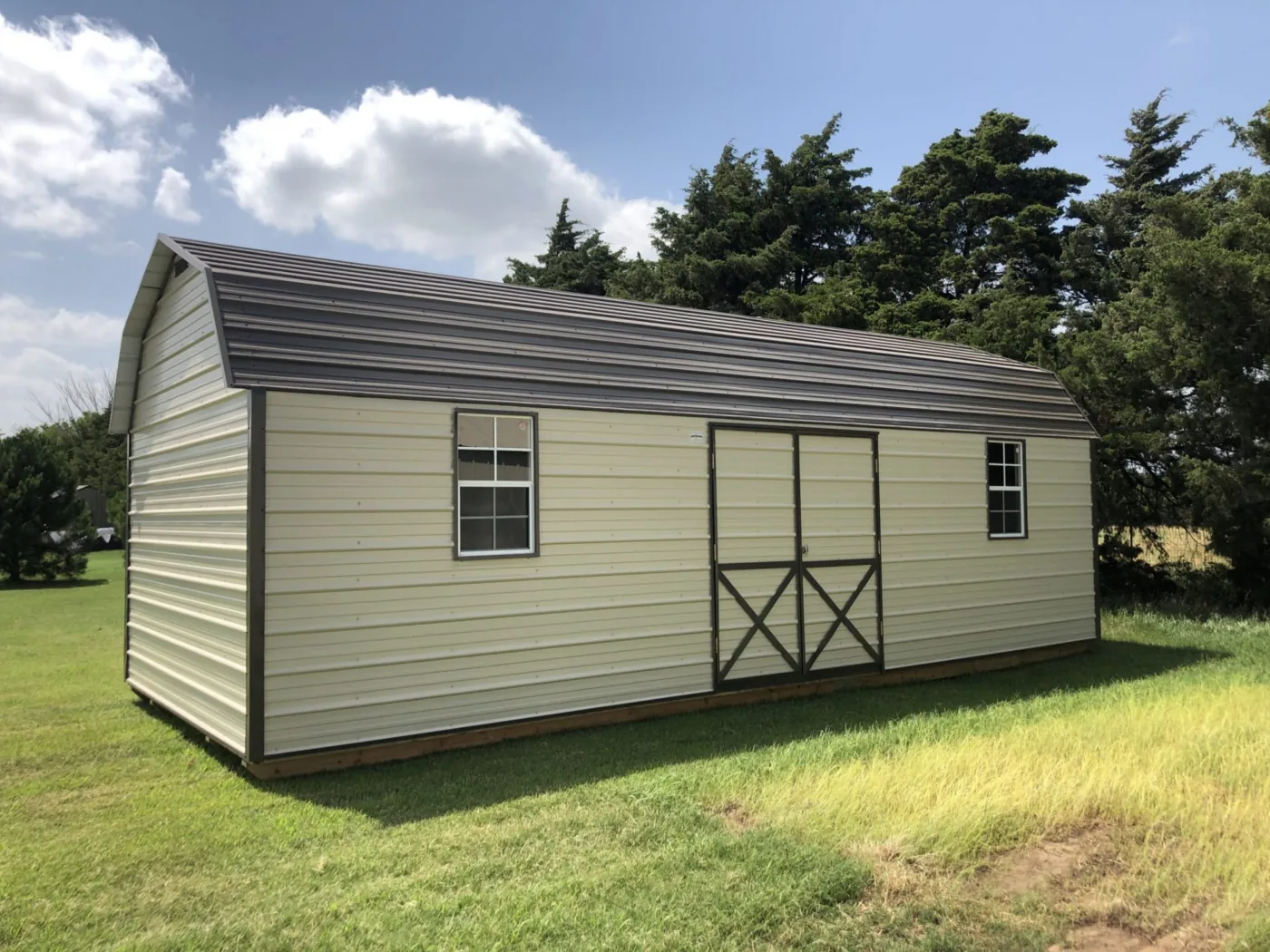 Metal Lofted Barns
