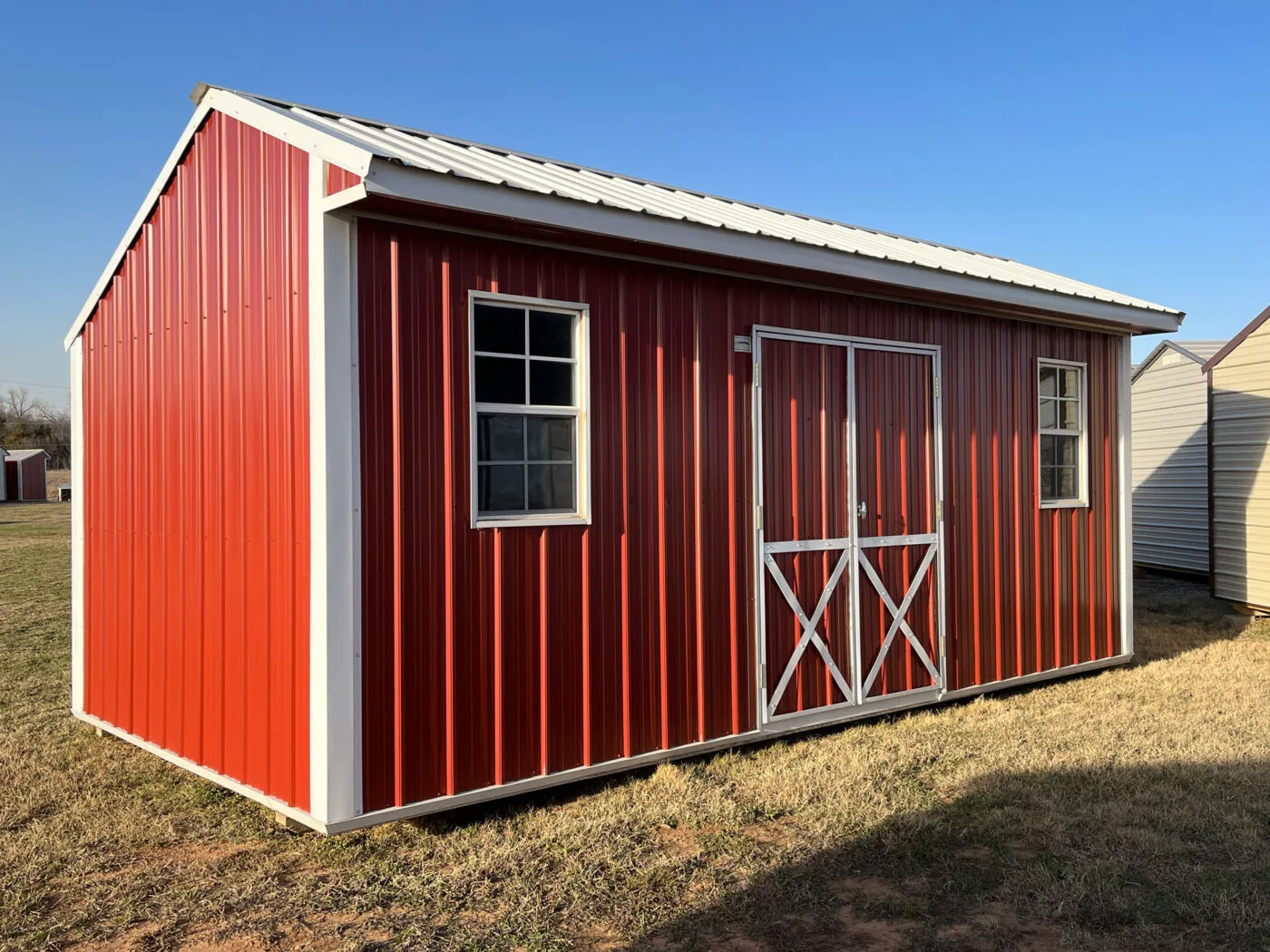 Metal utility barns in OK