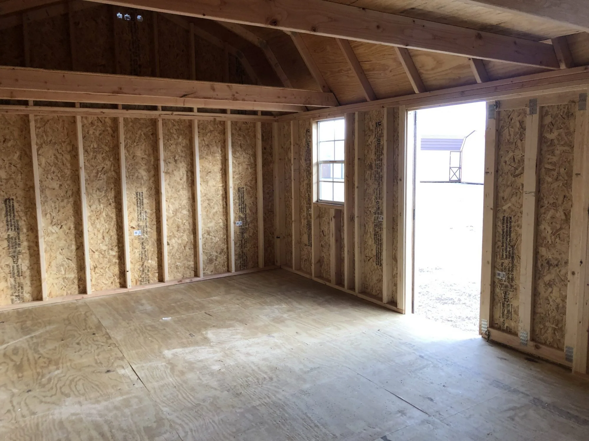 Wood loft barn for sale