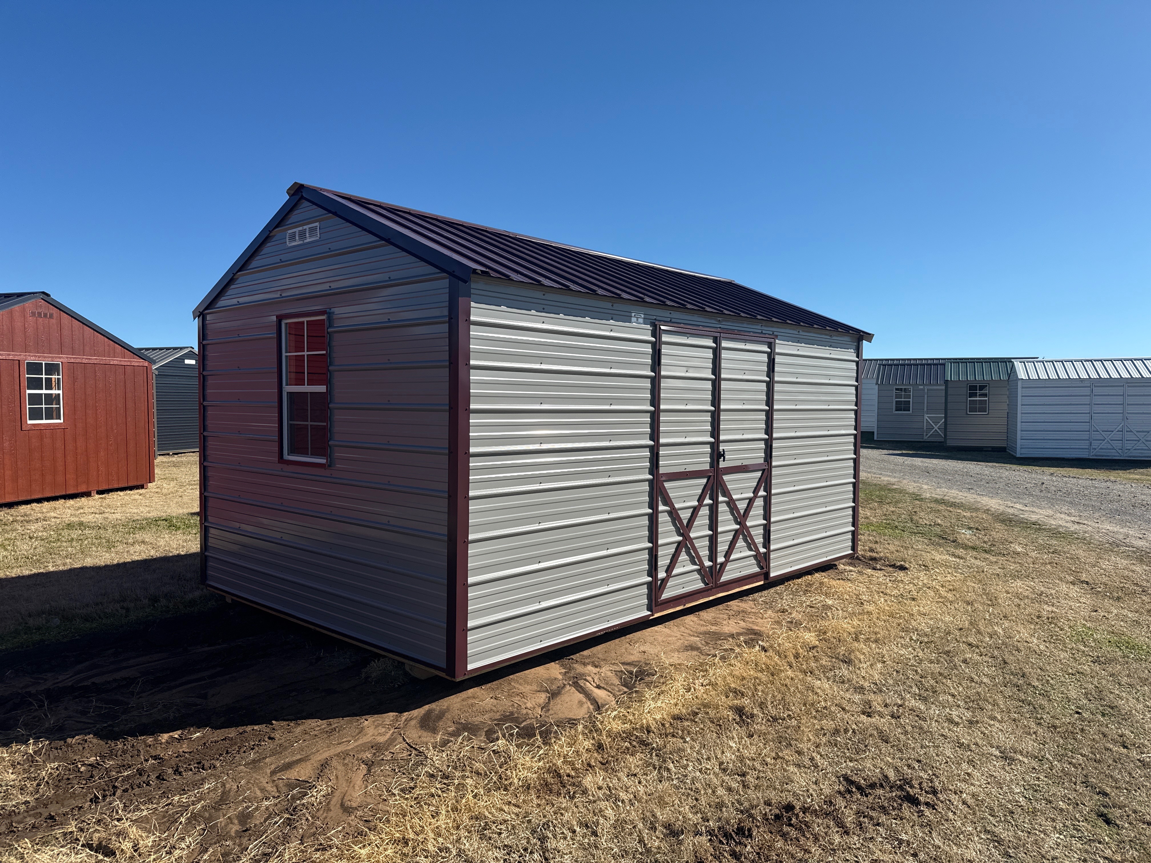 Metal Cottage Barn 10 x 16
