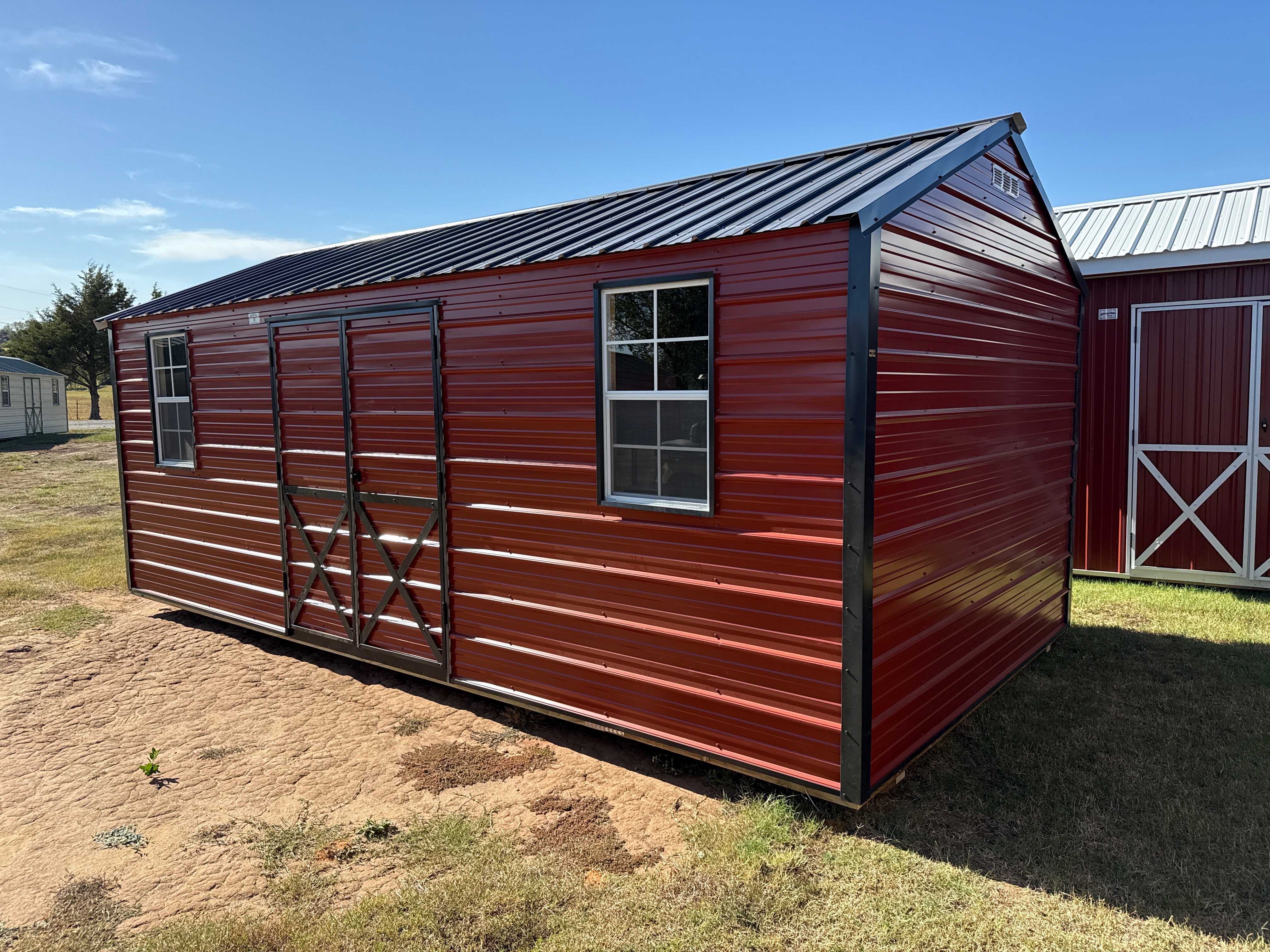 Metal Cottage Barn 10 x 20