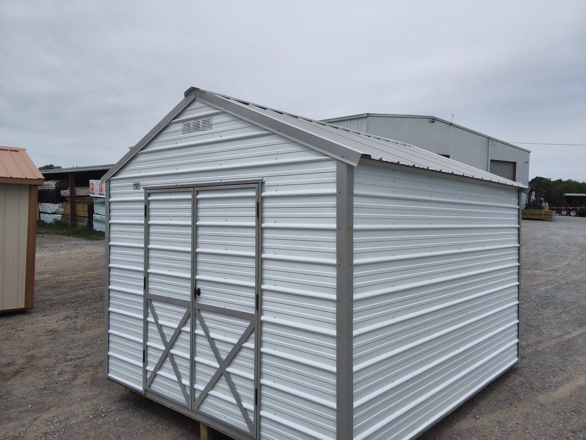 Metal Cottage Barn 10 x 12 photo 2