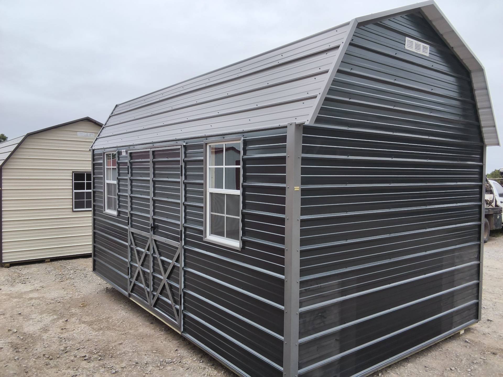 Metal Loft Barn 10 x 16