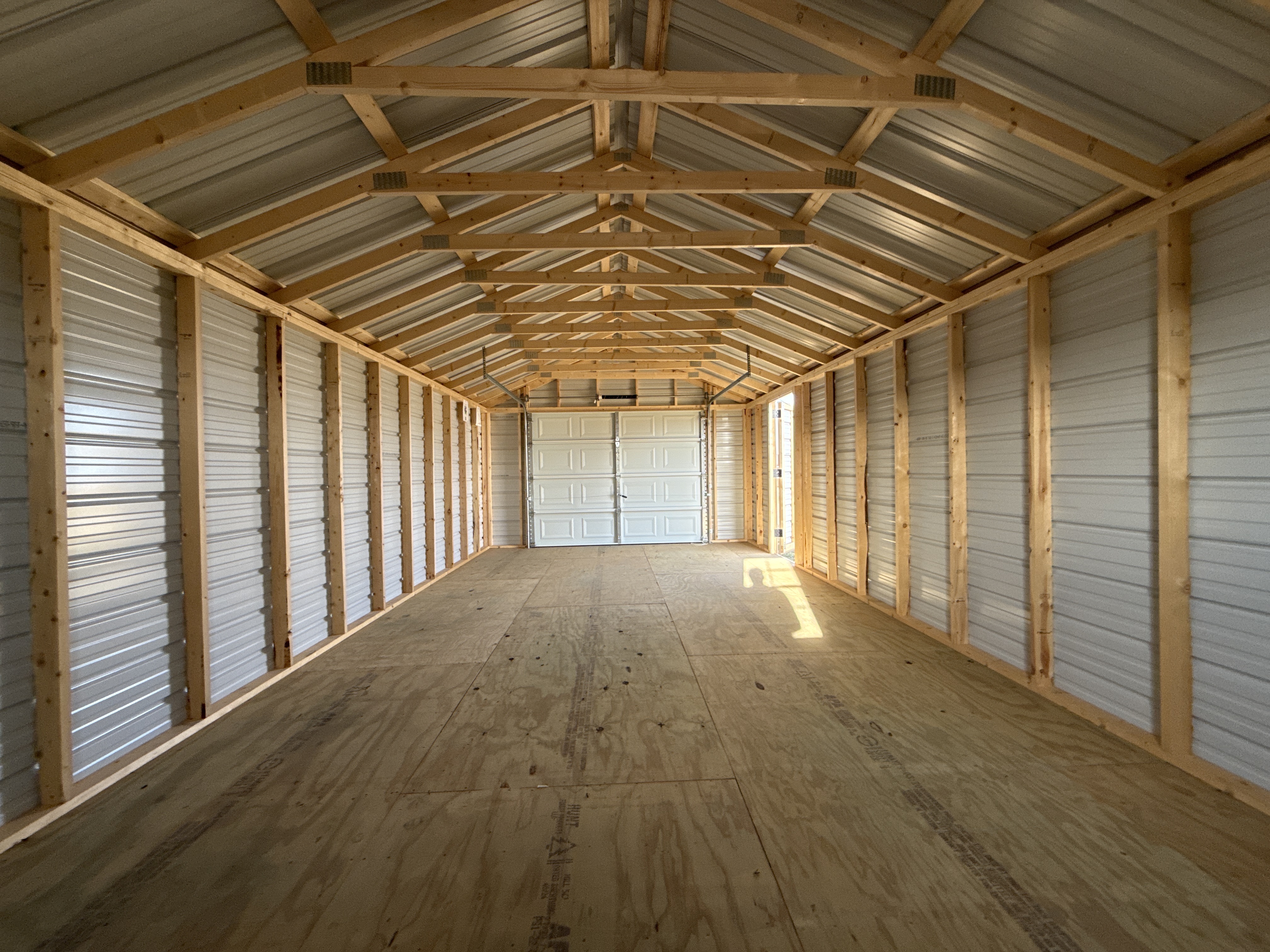 Metal Portable Garage 14 x 28 photo 3