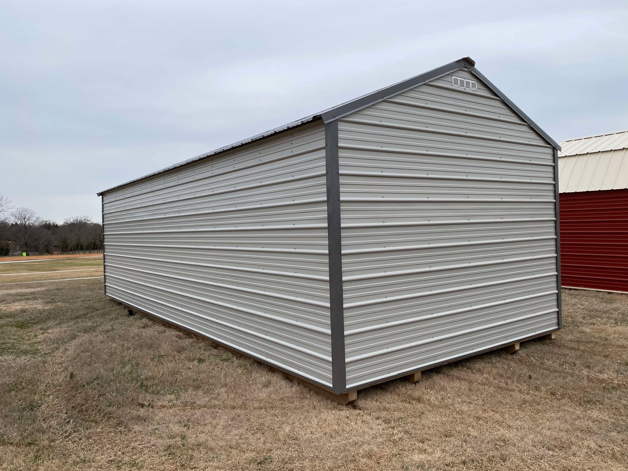 Metal "Cottage" 12 x 28 Style Storage Building photo 5