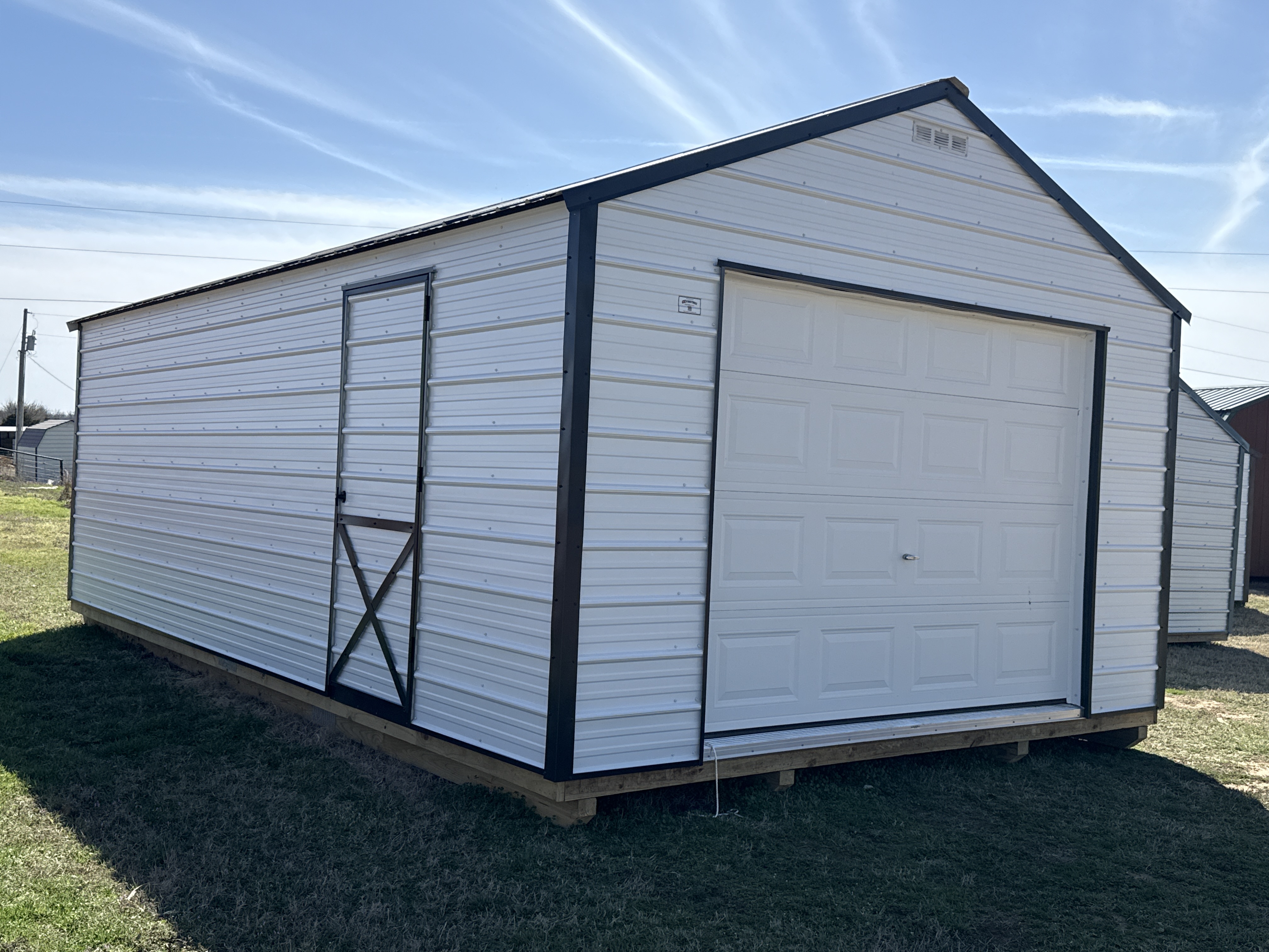 Metal Portable Garage 14 x 24 photo 2