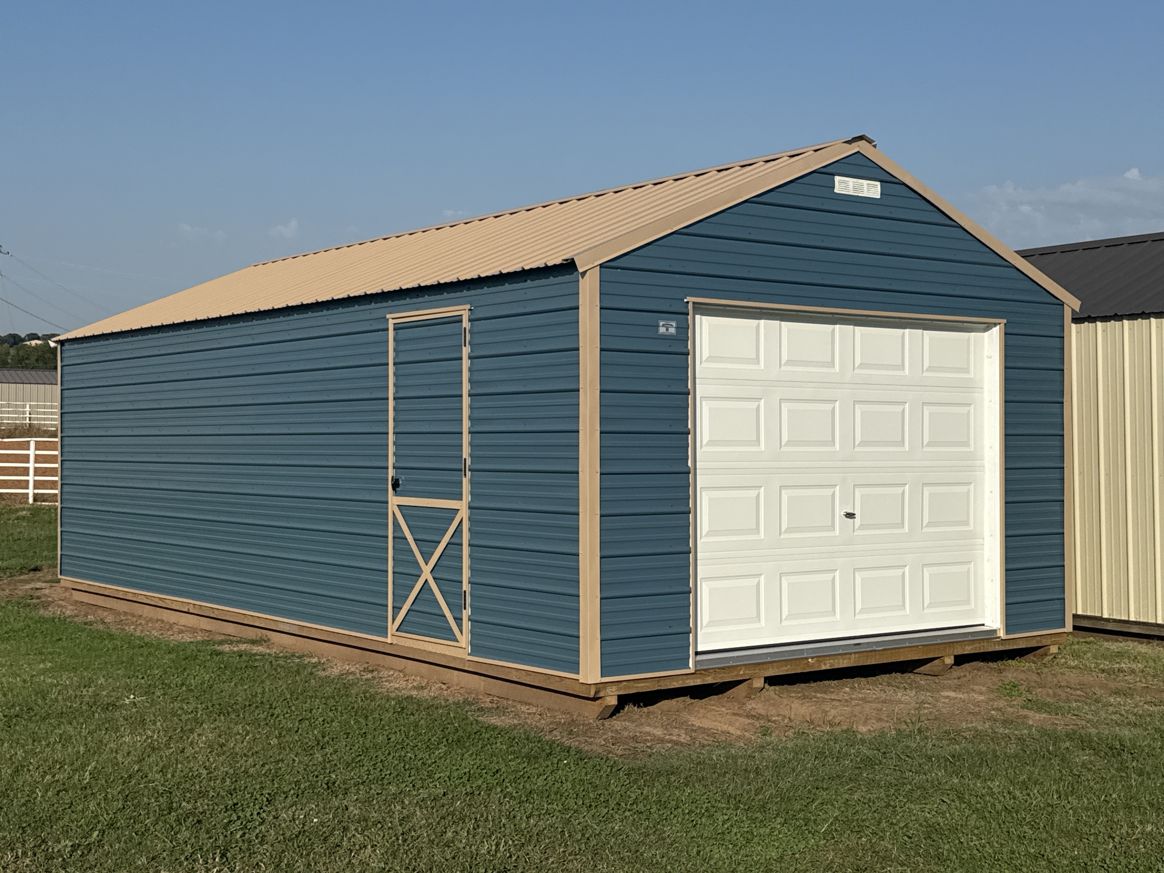 Metal Portable Garage 14 x 28