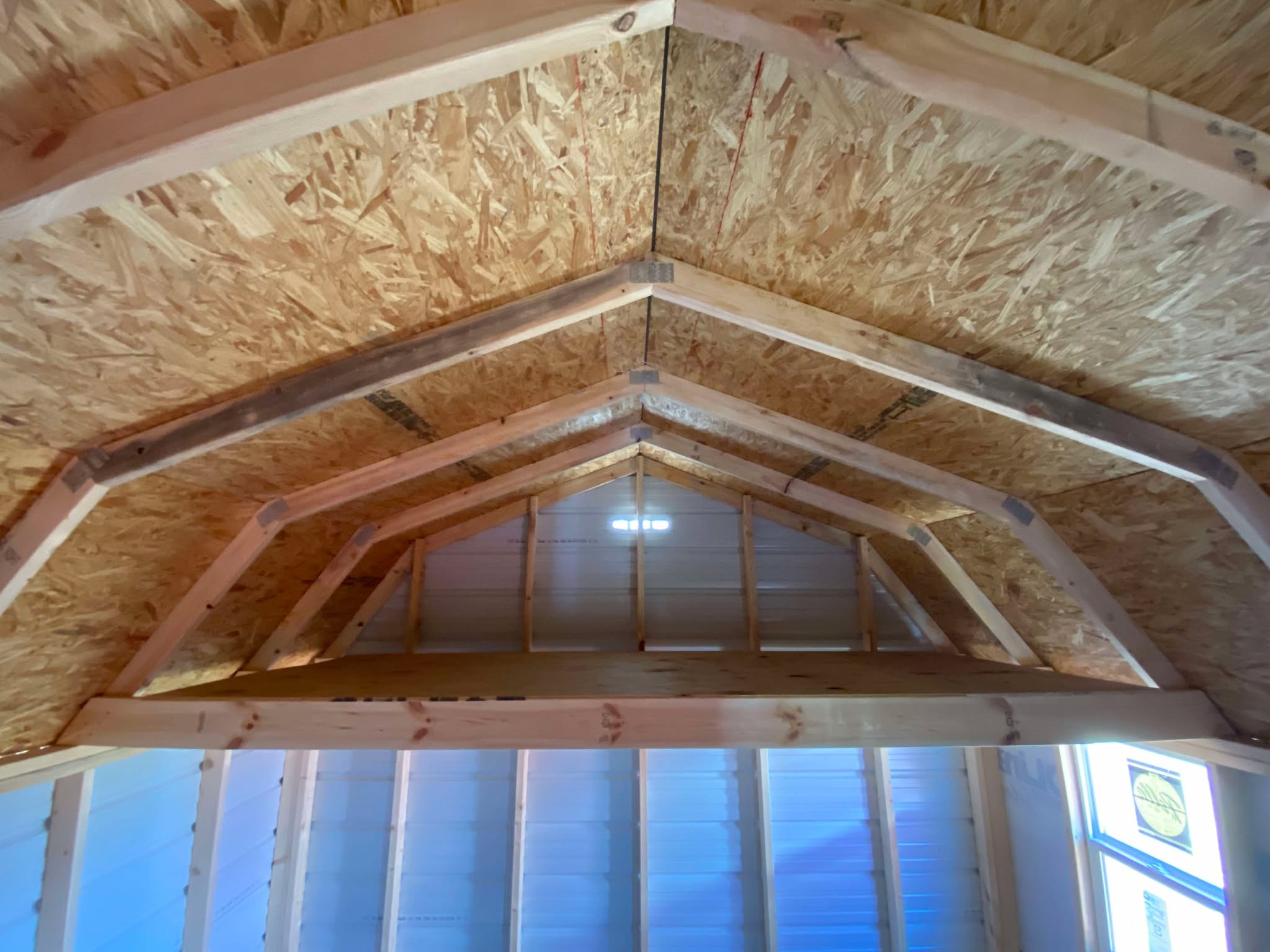 Metal Loft Barn 12 x 16 photo 5