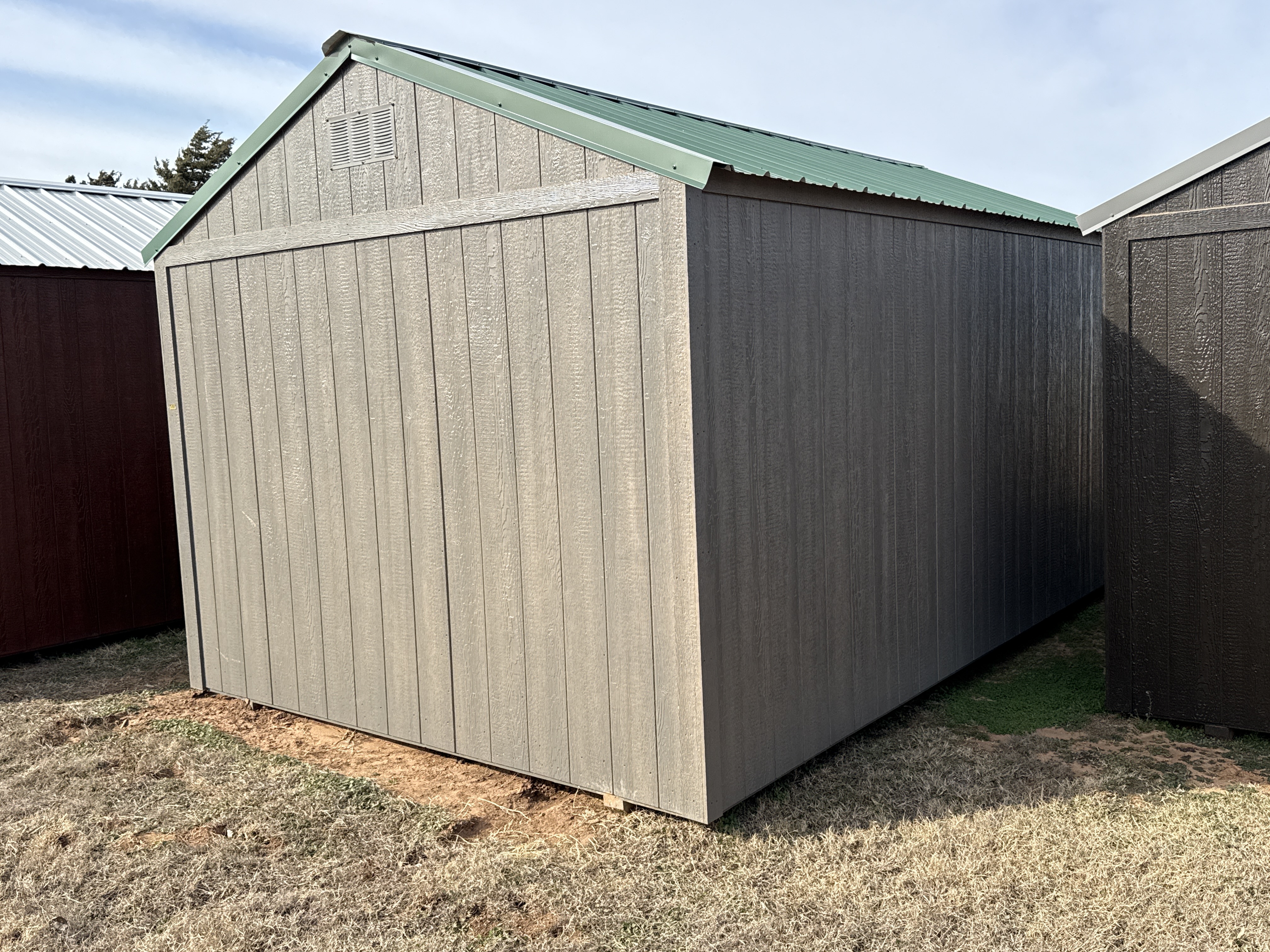 Wood Cottage Barn 10 x 16 photo 5