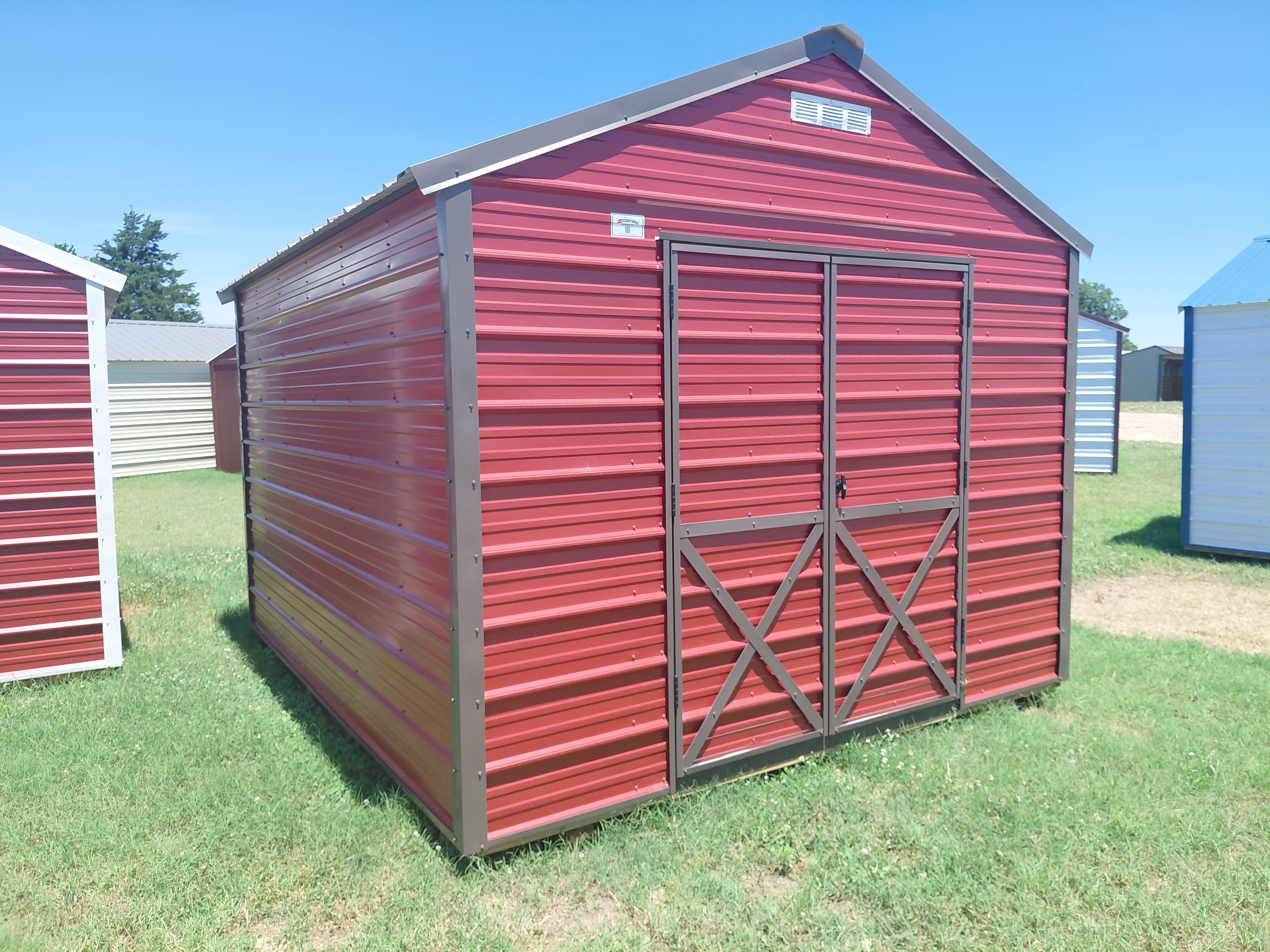 Metal Cottage Barn 10 x 12