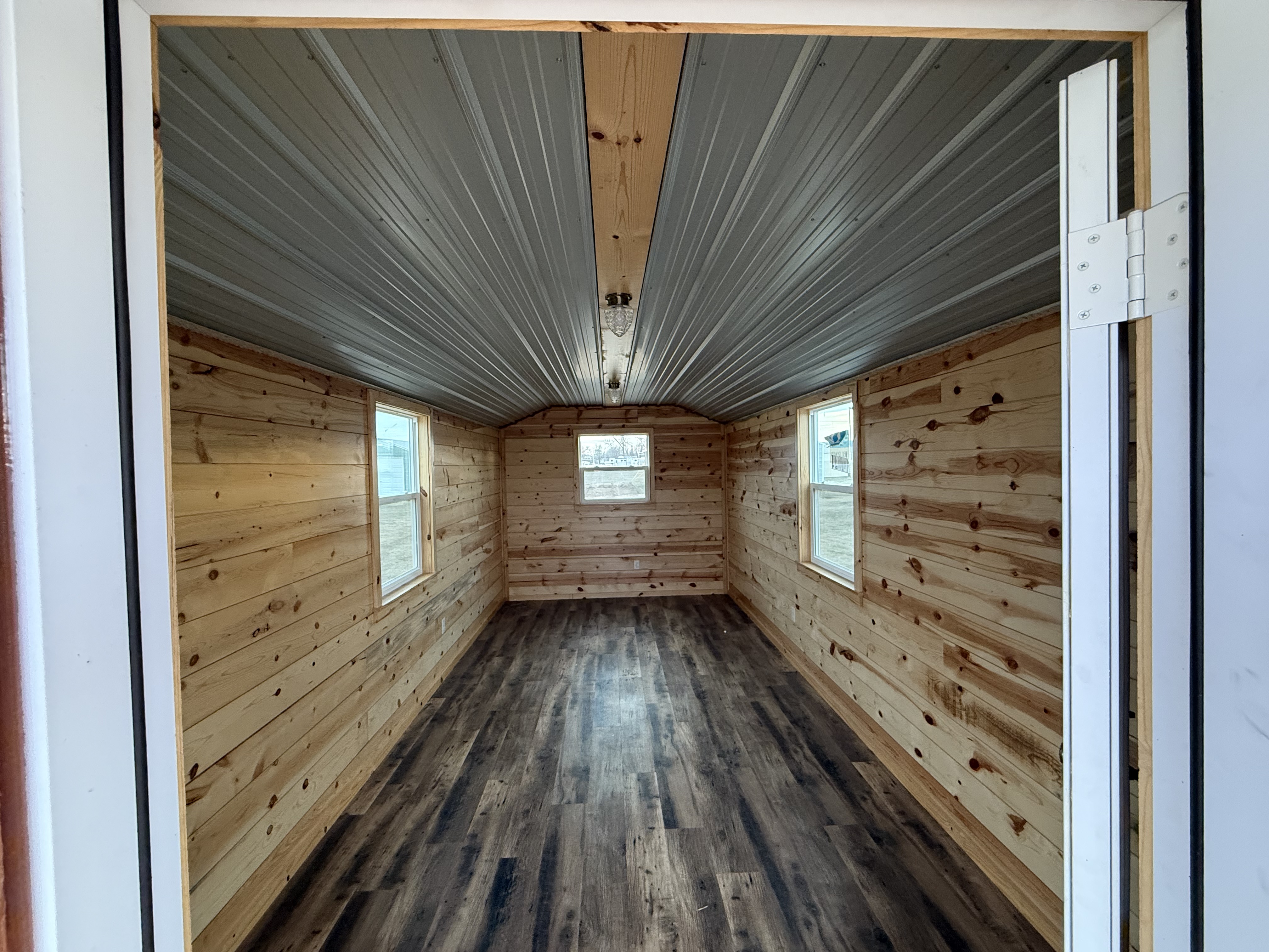 ALERT DISPLAY MODEL! (not for sale) 10x24 Finished Studio w/Porch photo 4