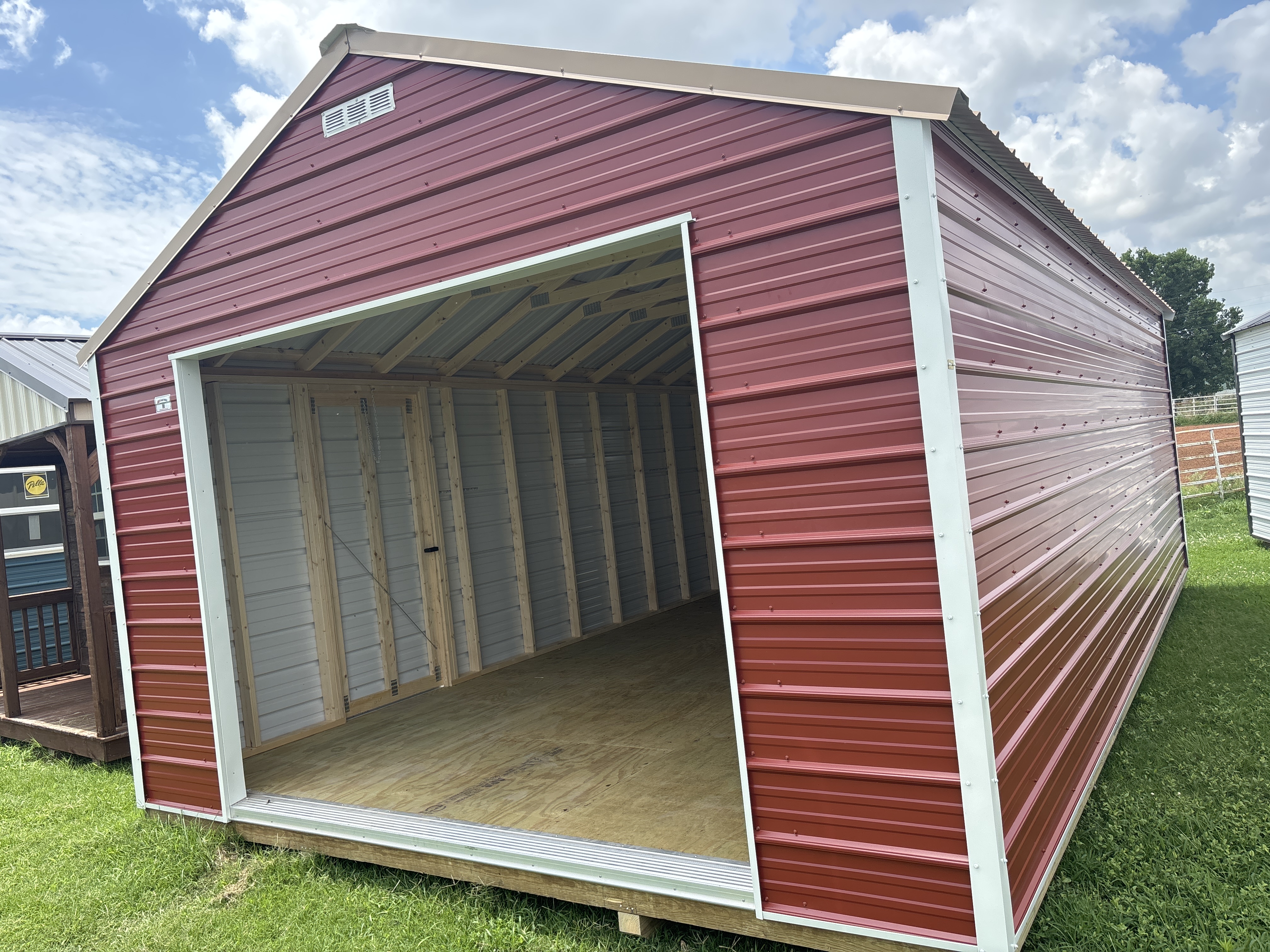 Metal Portable Garage 14 x 24 photo 3