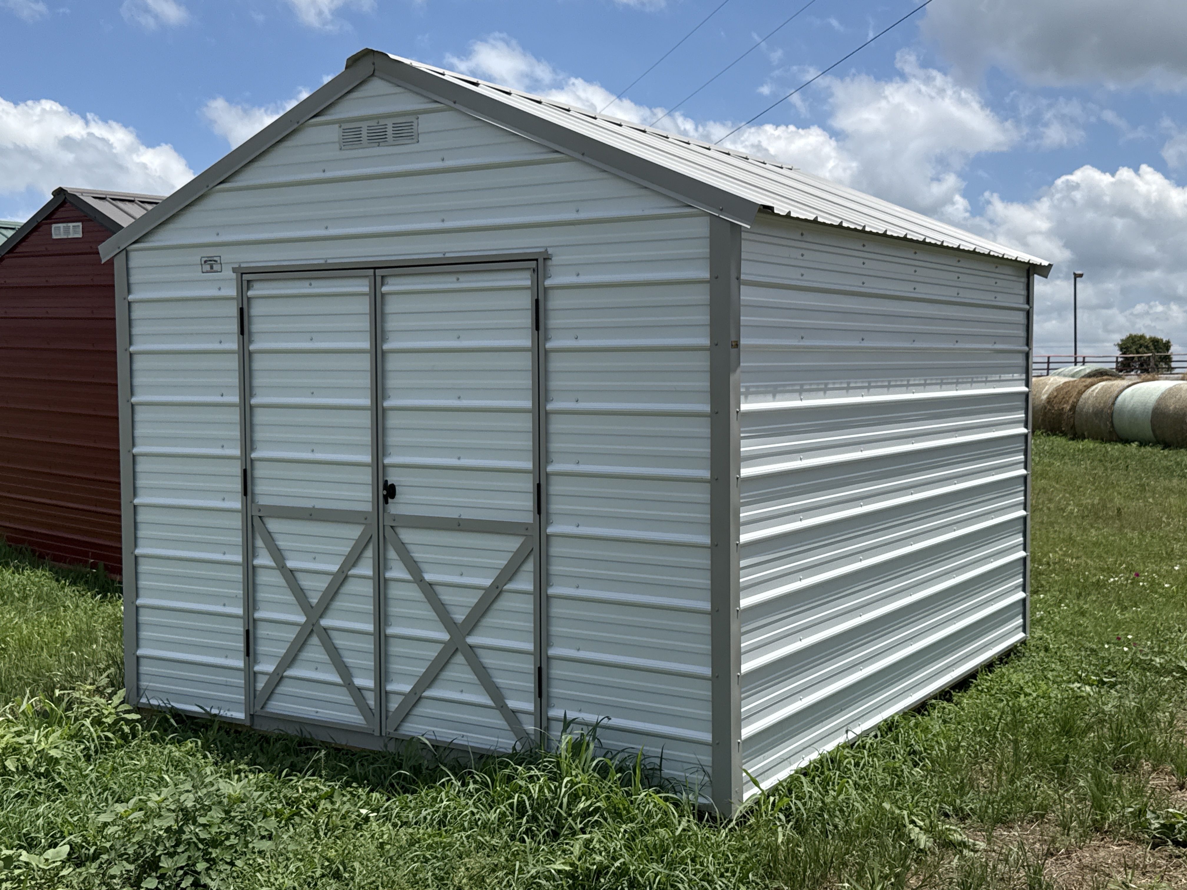 Metal Cottage Barn 10 x 12
