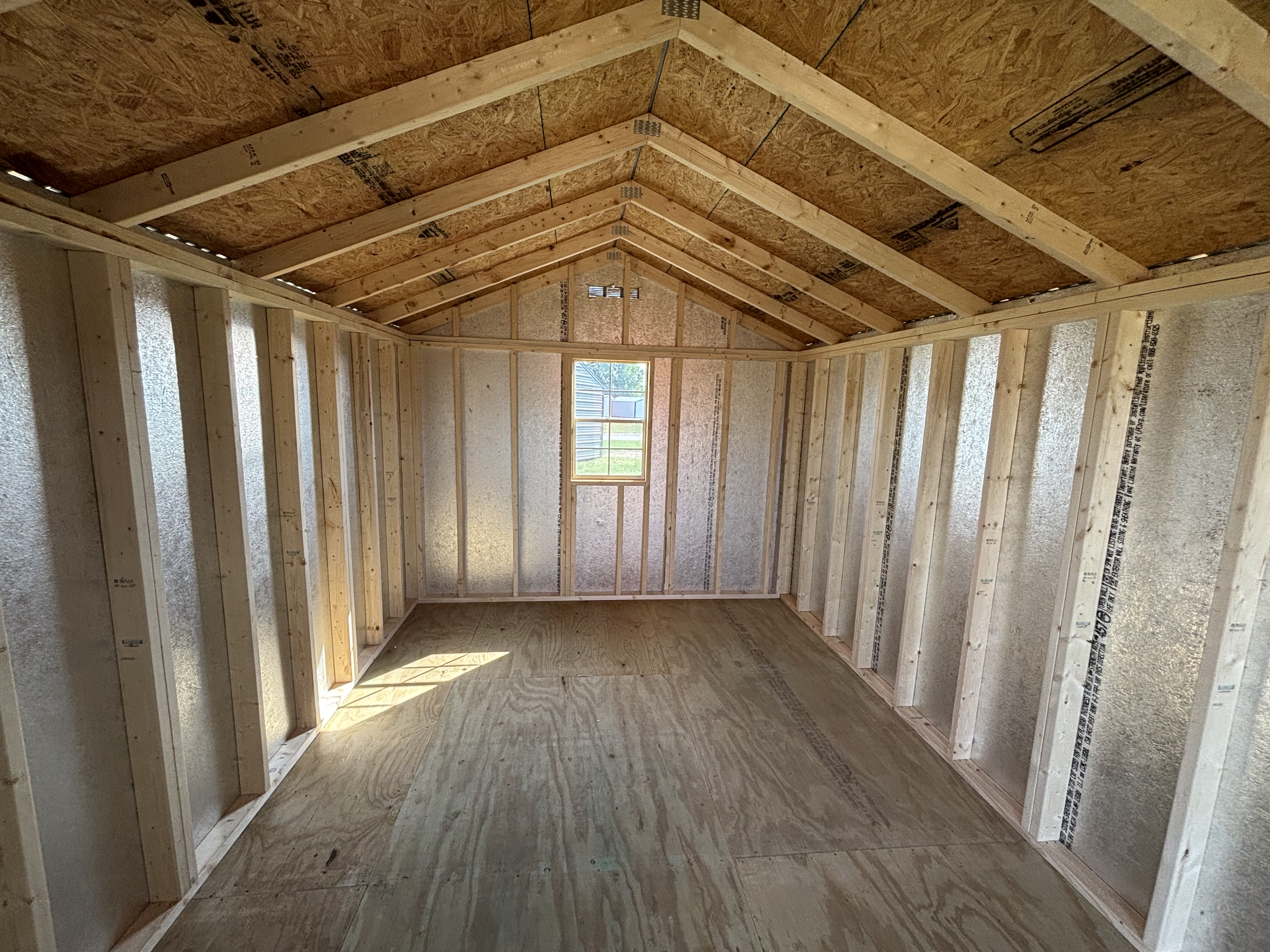 Wood Cottage Barn 10 x 16 photo 2