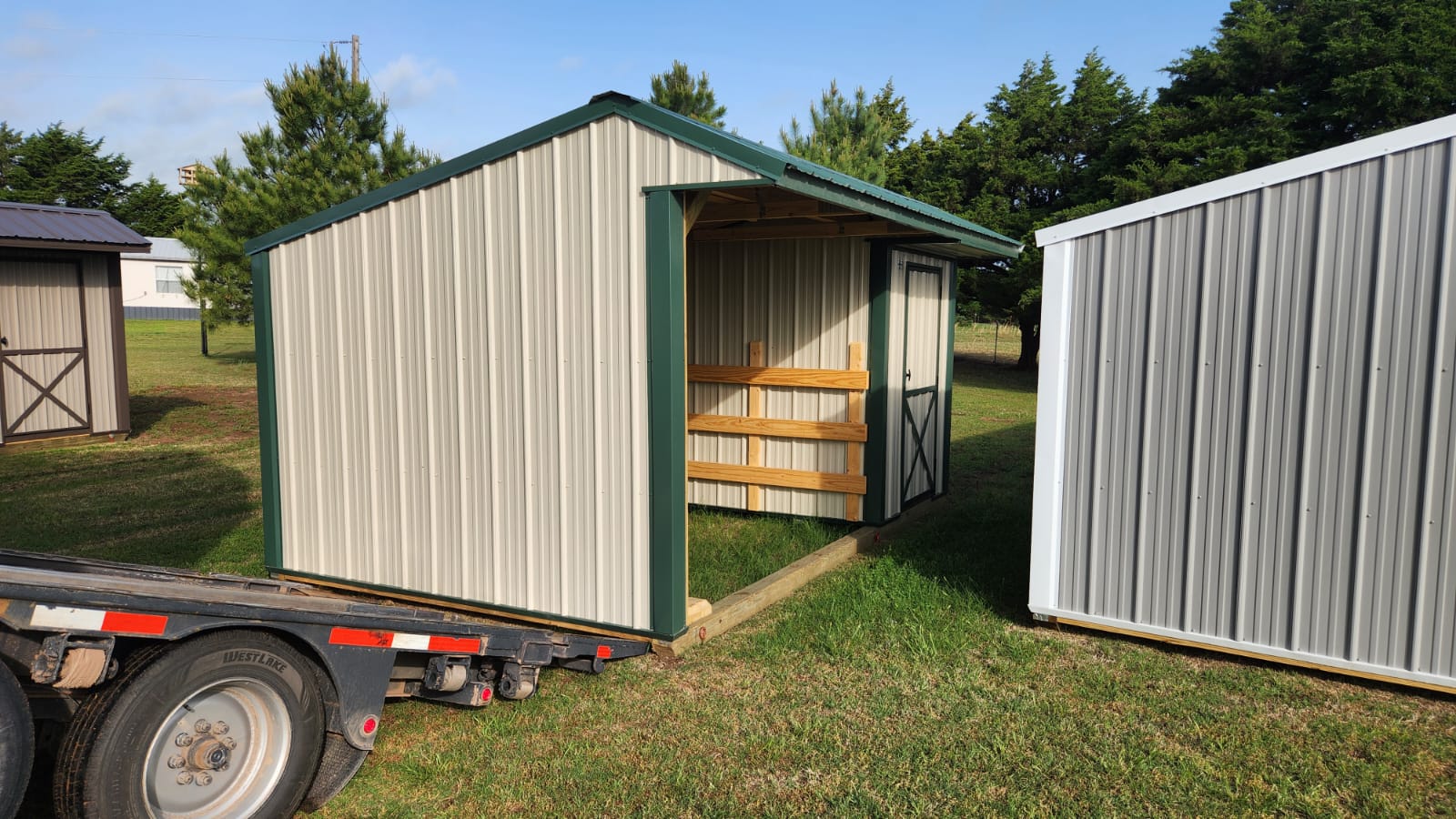 Metal Horse Barn w/ Tack 10 x 16