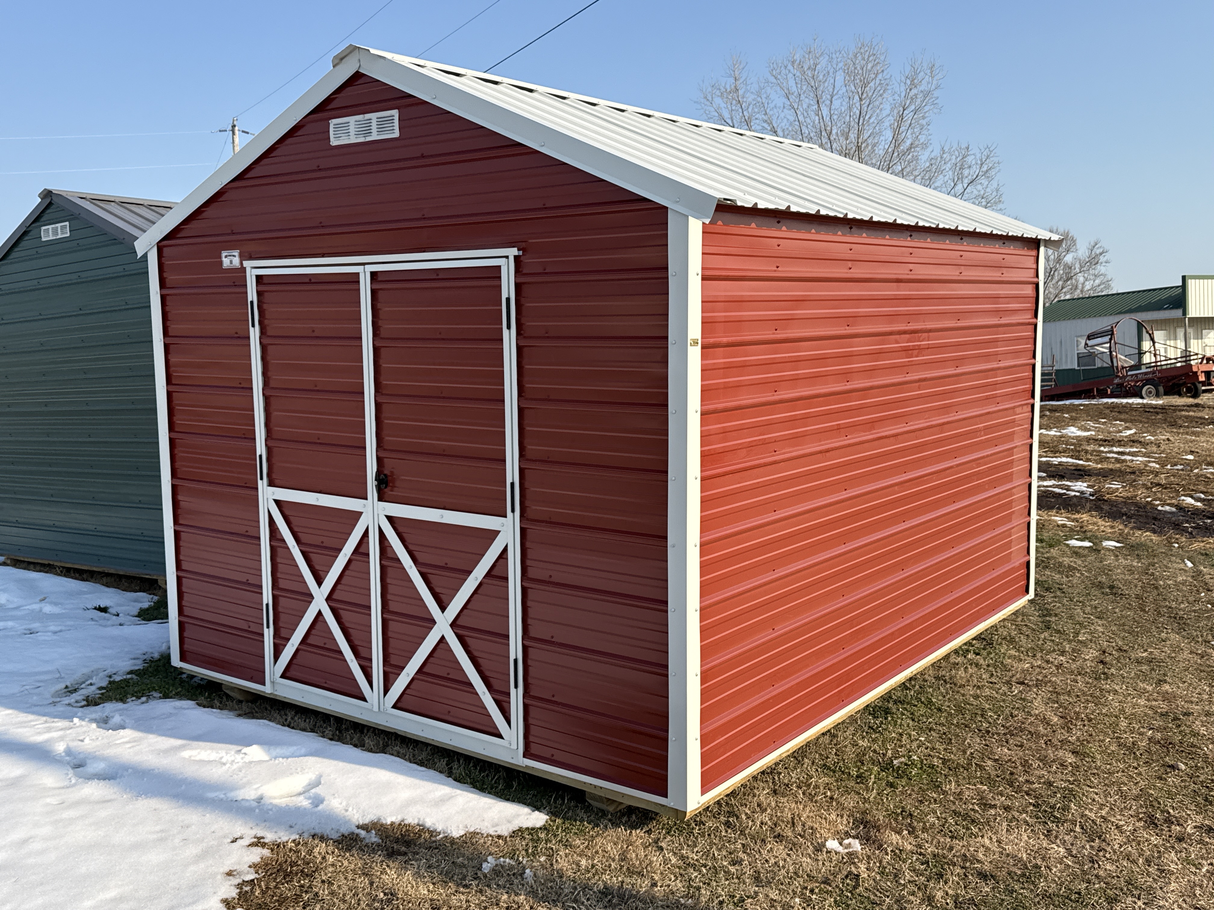 Metal Cottage Barn 10 x 12