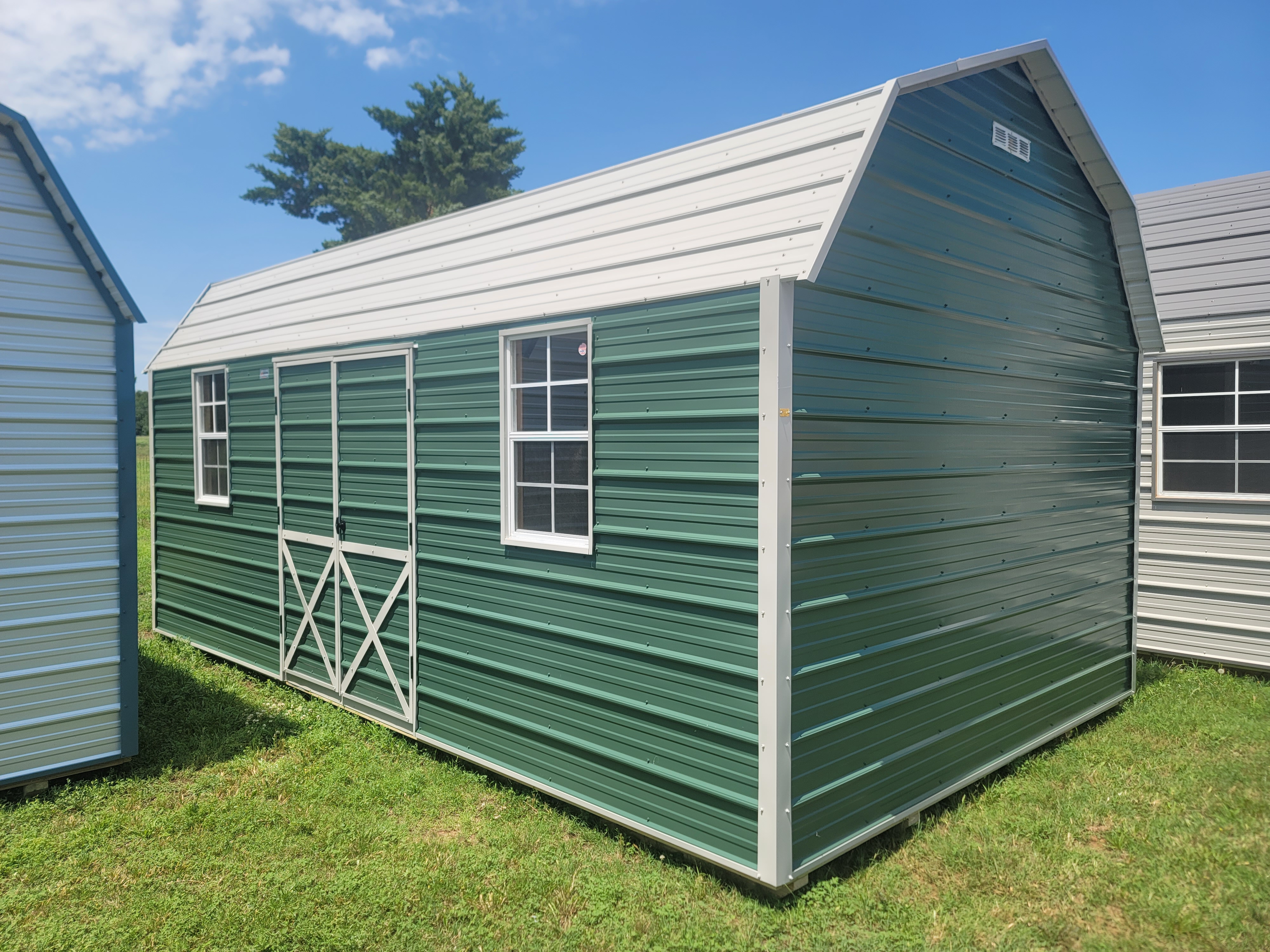 Metal Loft Barn 12 x 20