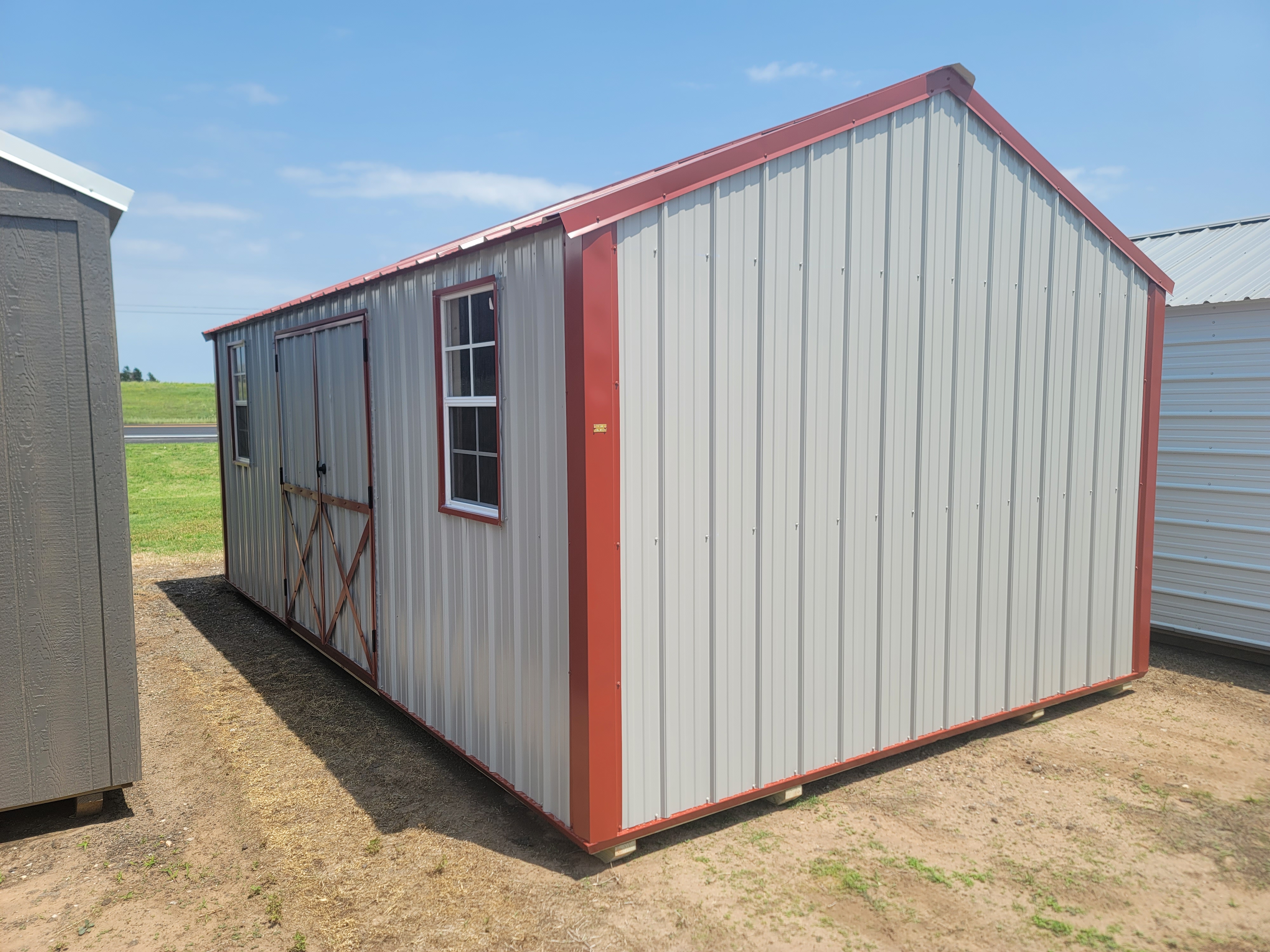 Metal Cottage Barn 12 x 20
