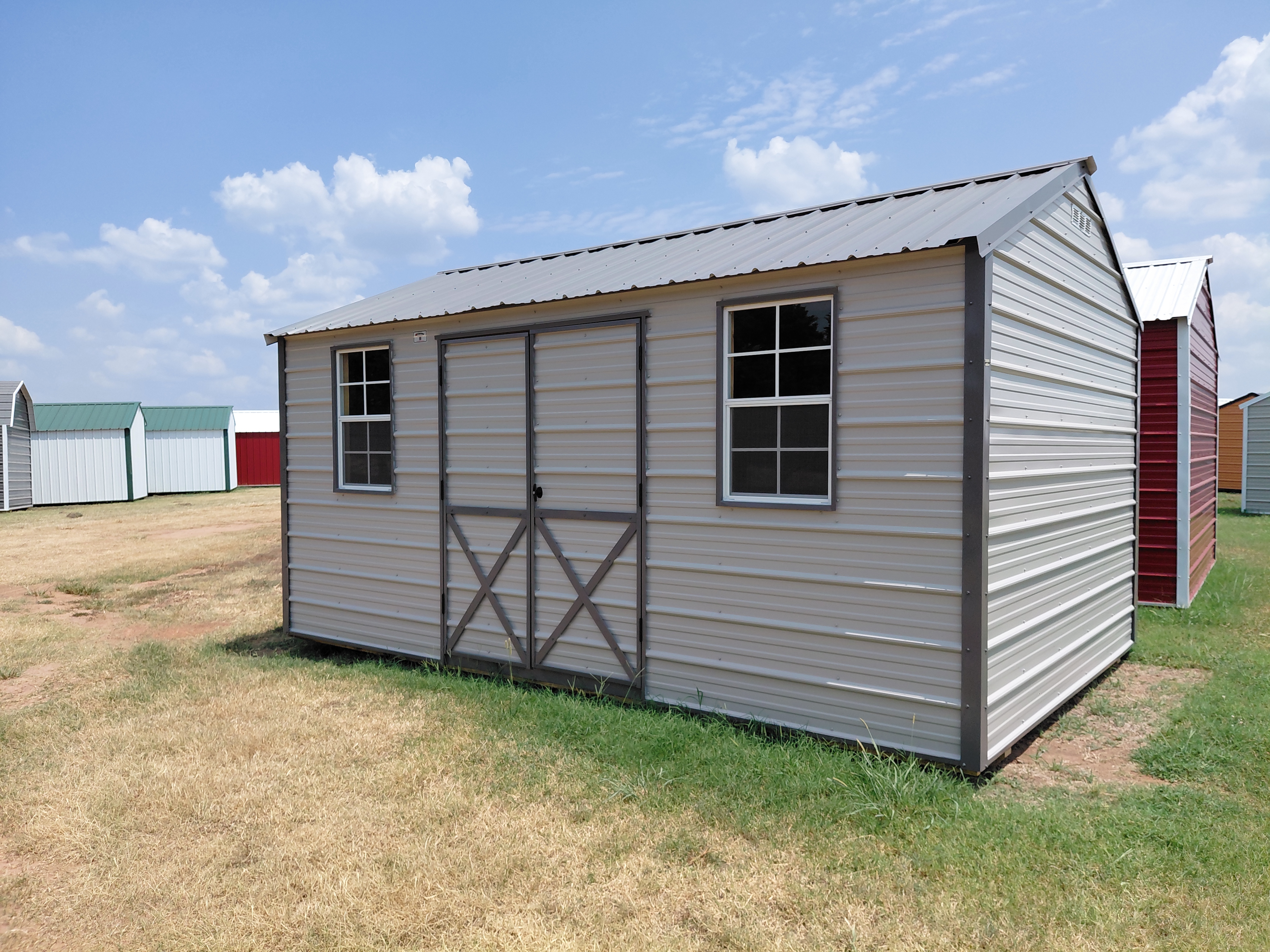 Metal Cottage Barn 10 x 16