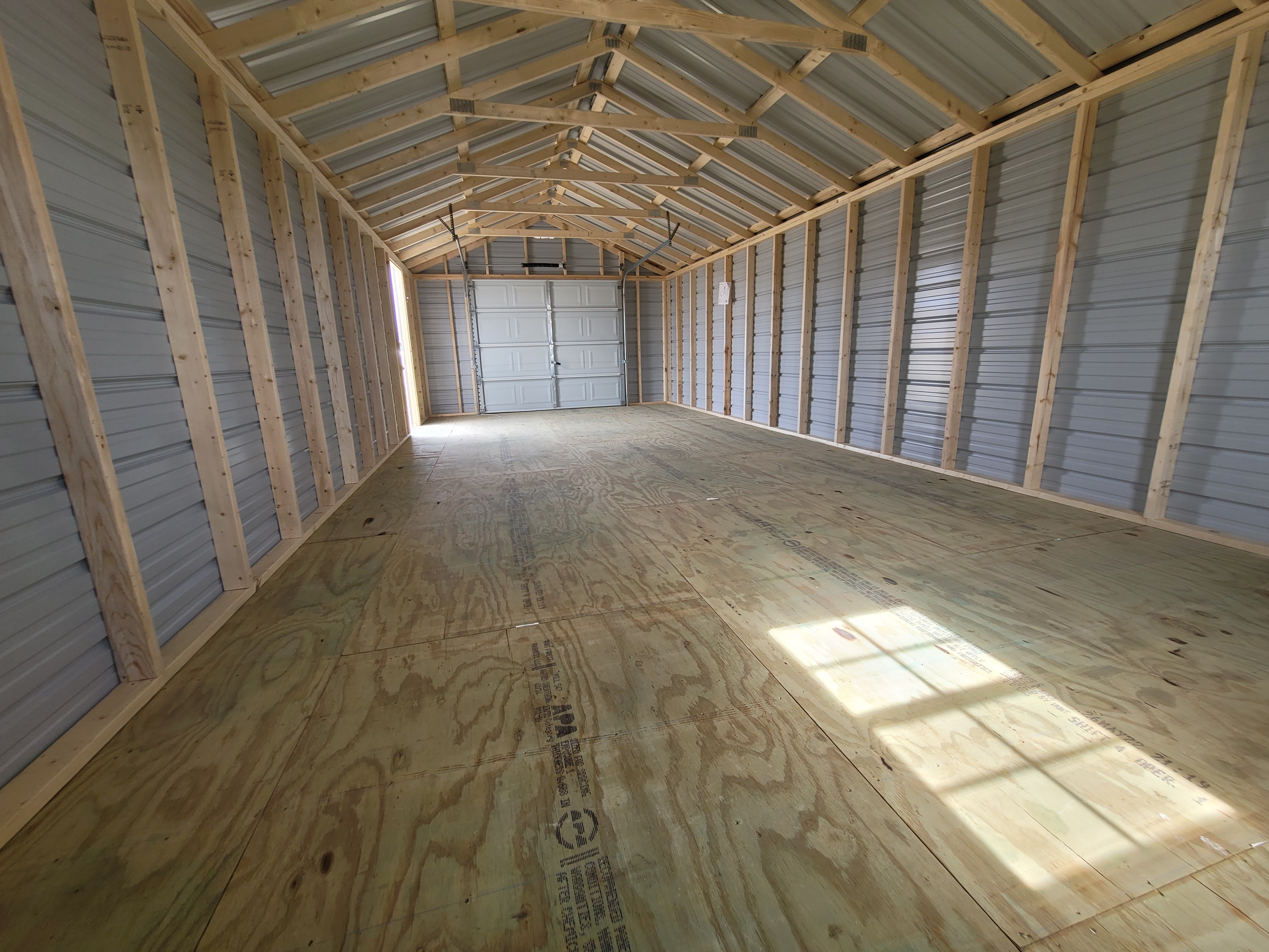 Metal Portable Garage 14 x 32 photo 2