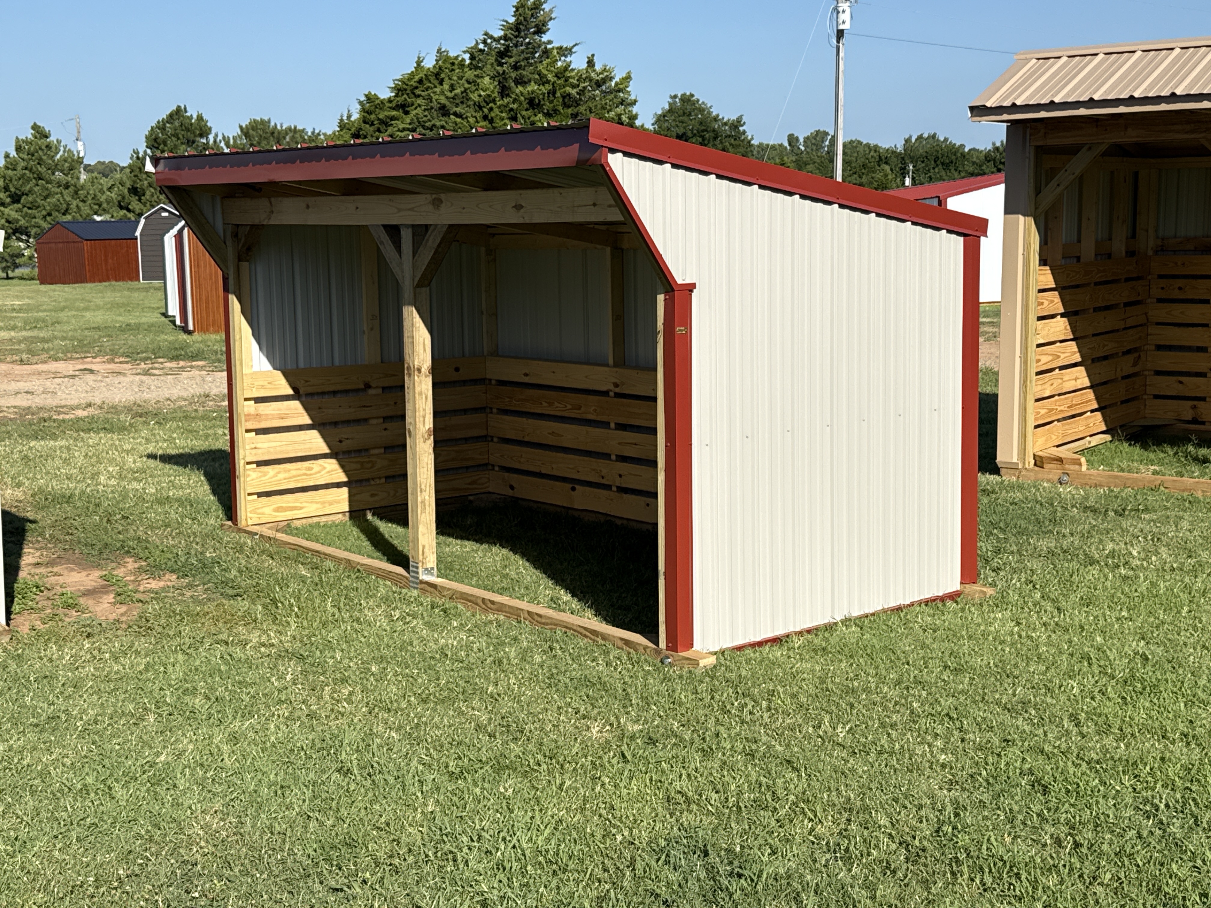 Metal Loafing Shed 6 x 12
