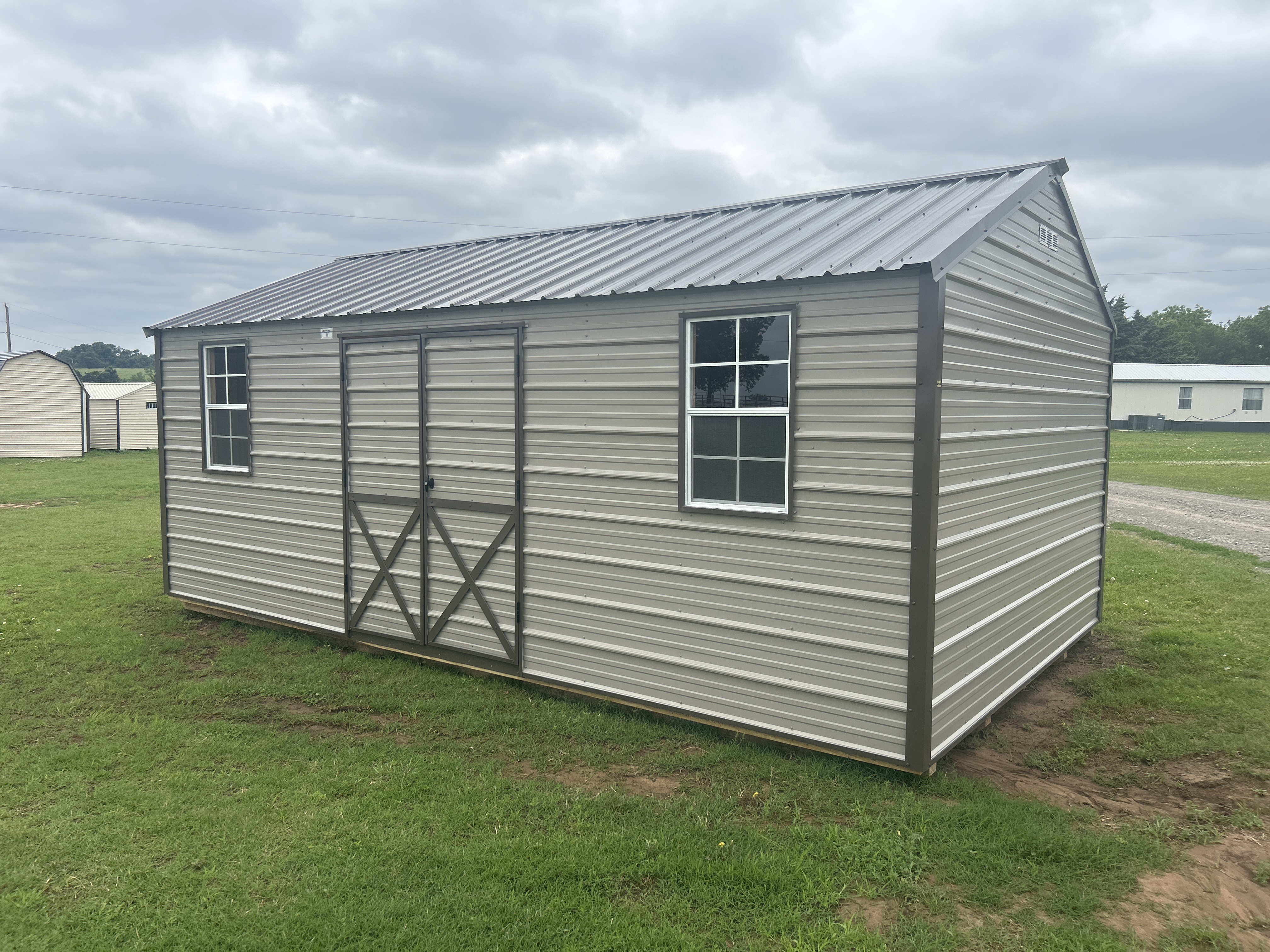 Metal Cottage Barn 12 x 20