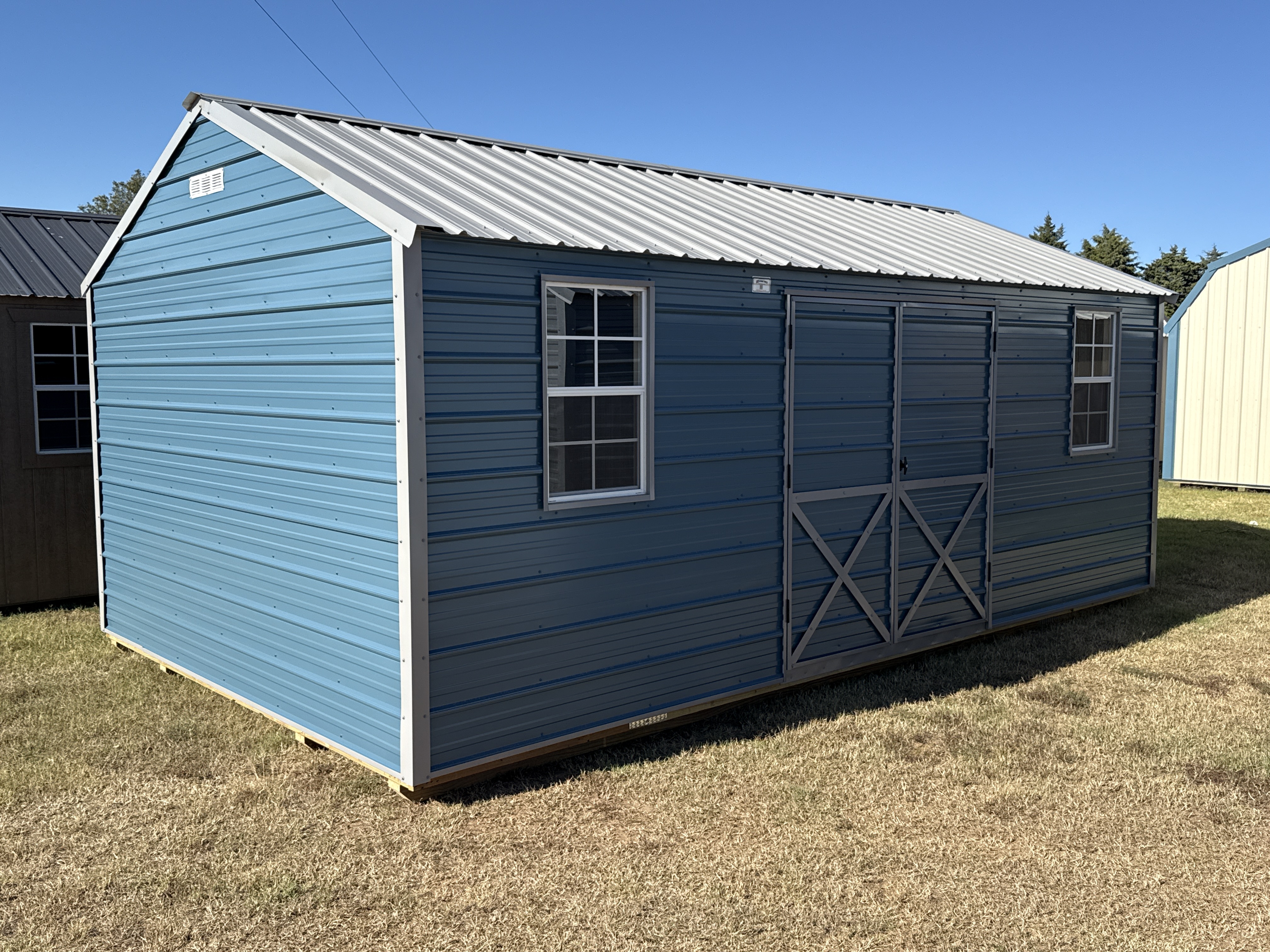 Metal Cottage Barn 12 x 20