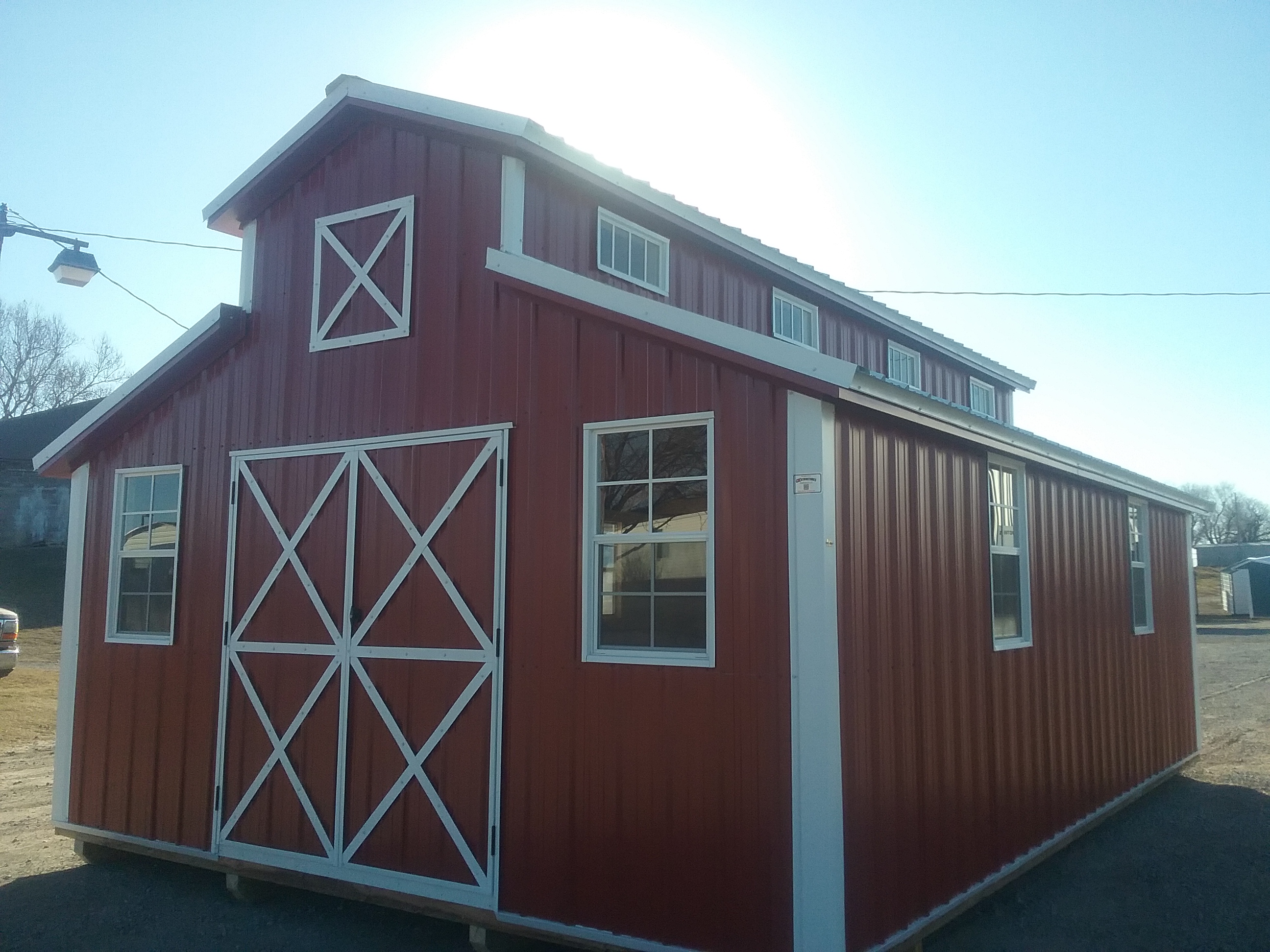Attention New Product!! Metal Monitor Barn 16 x 24 photo 2